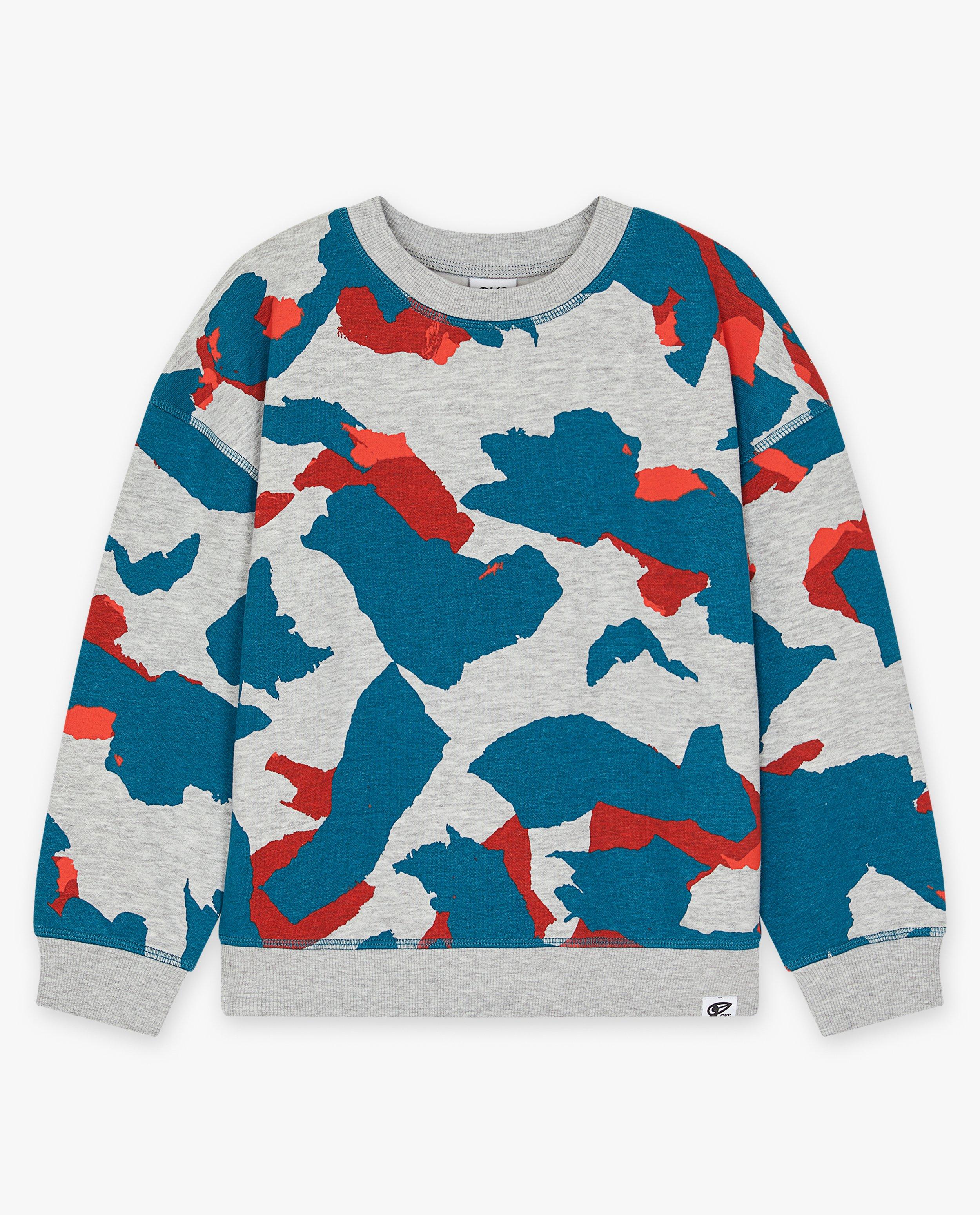 Sweaters - Sweater met gevlekte print