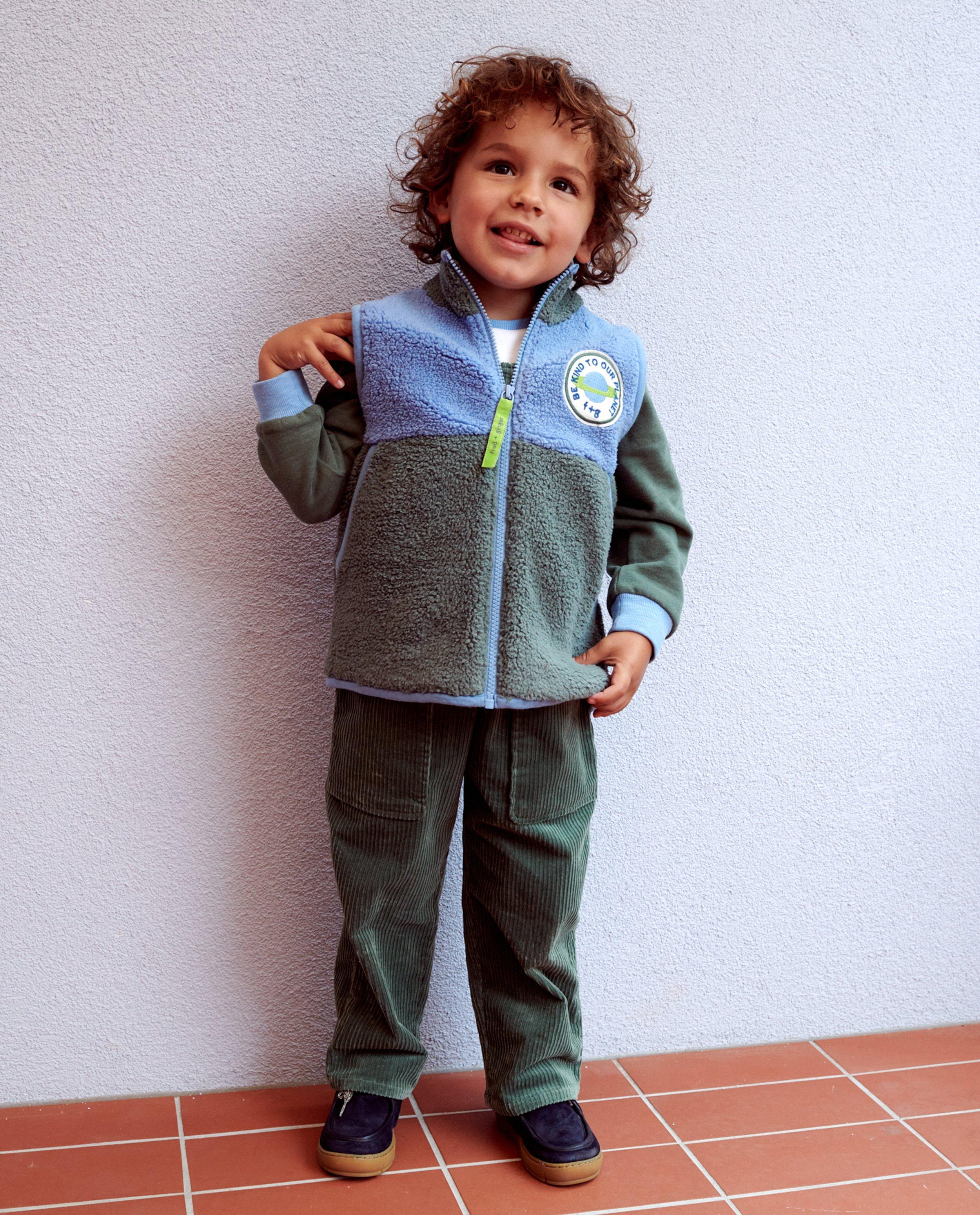 Mouwloos vest van teddystof - null - Fred + Ginger