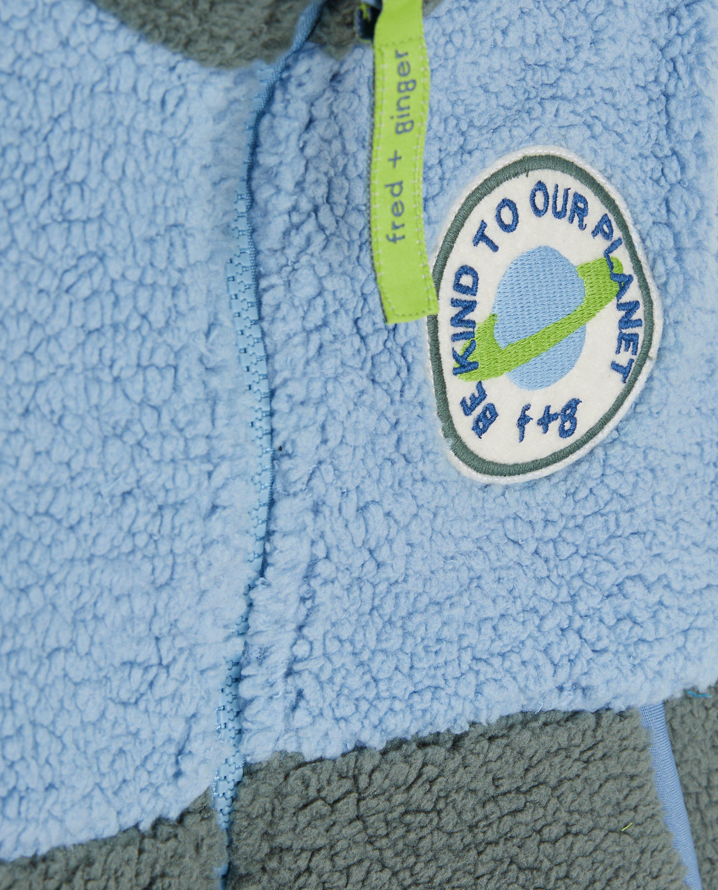 Cardigan - Mouwloos vest van teddystof