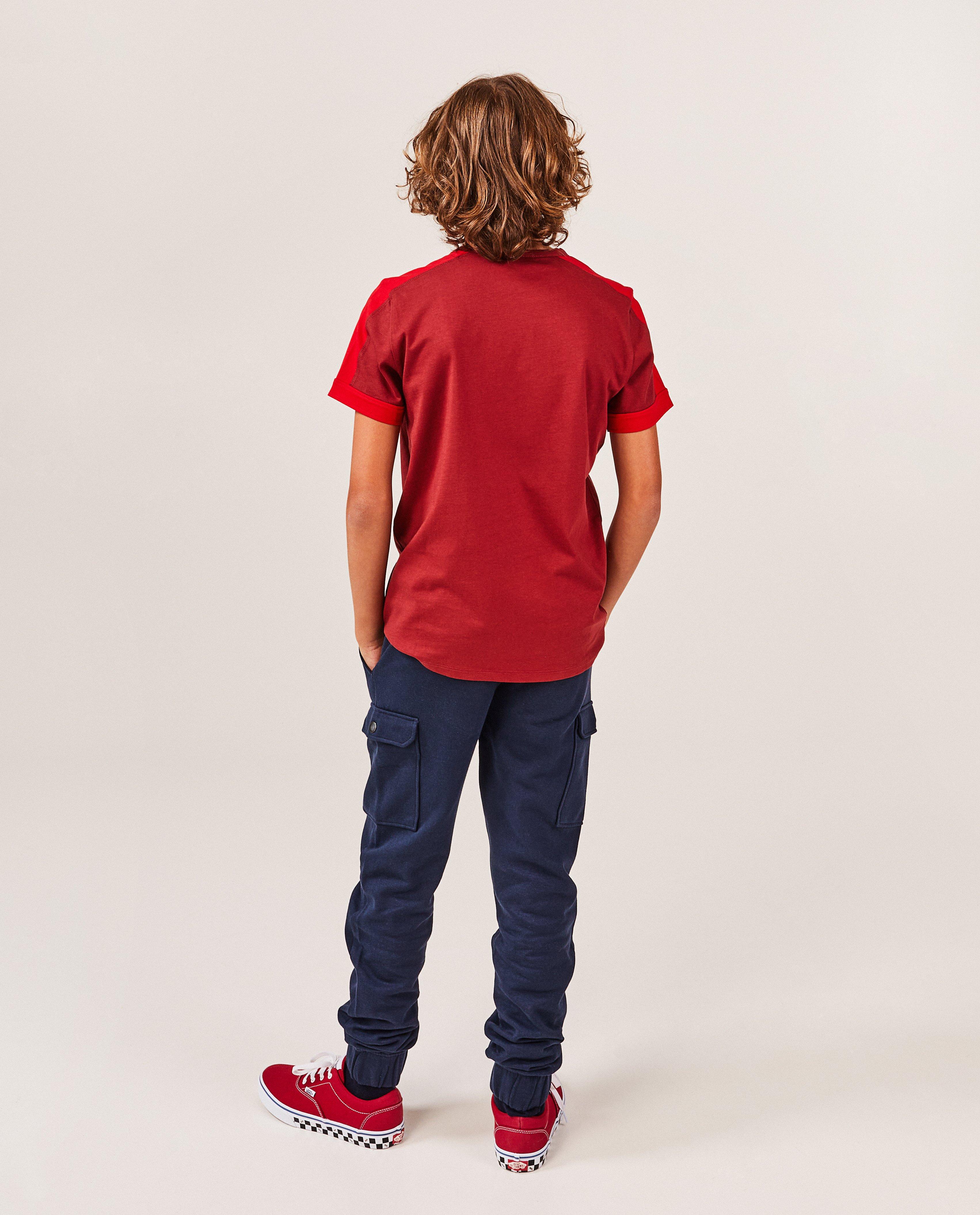 Pantalon de jogging bleu fonc&eacute;, coupe cargo - D&eacute;tails du produit - bleu fonc&eacute; - image num&eacute;ro 3