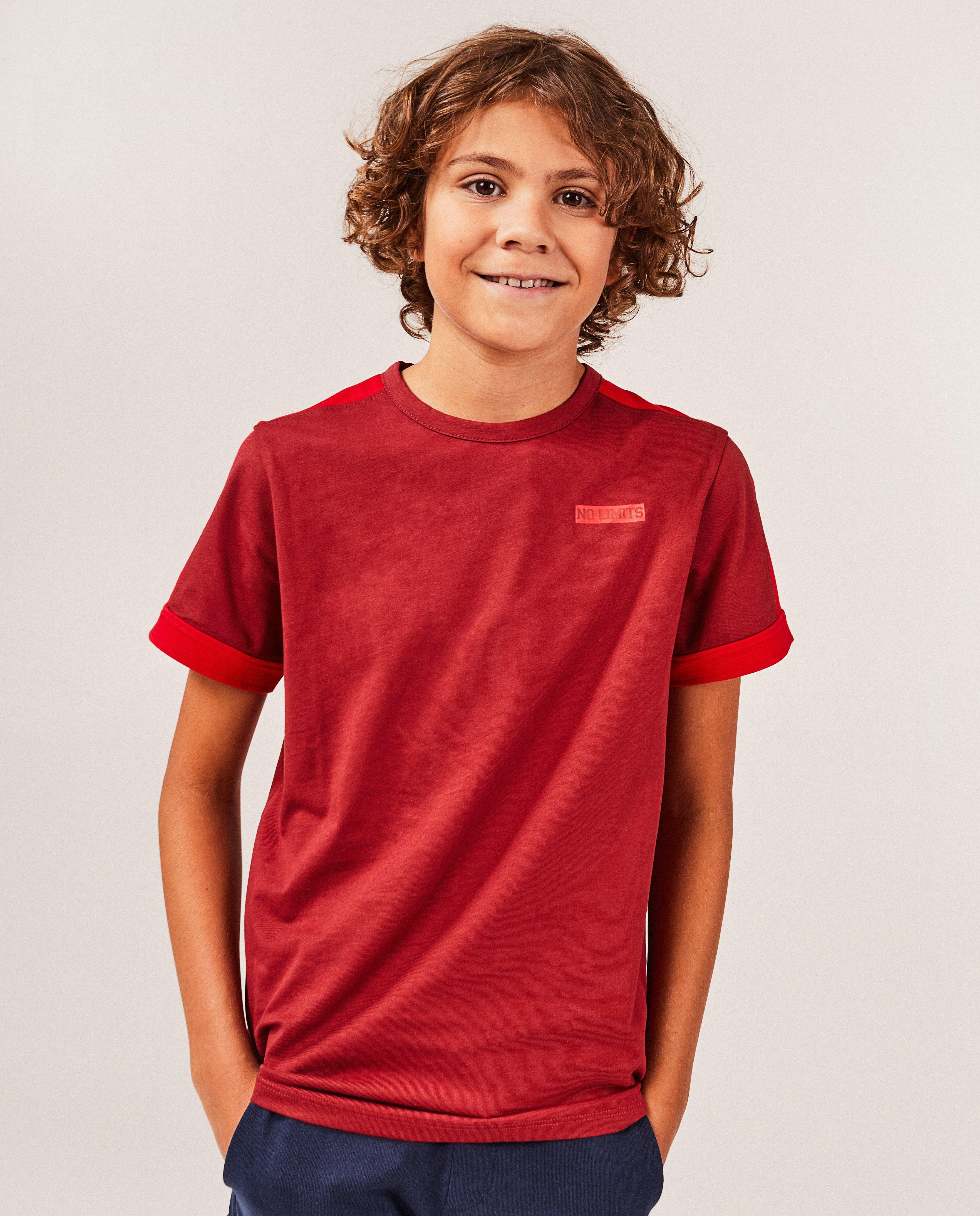 T-shirts - Rood T-shirt met opschrift