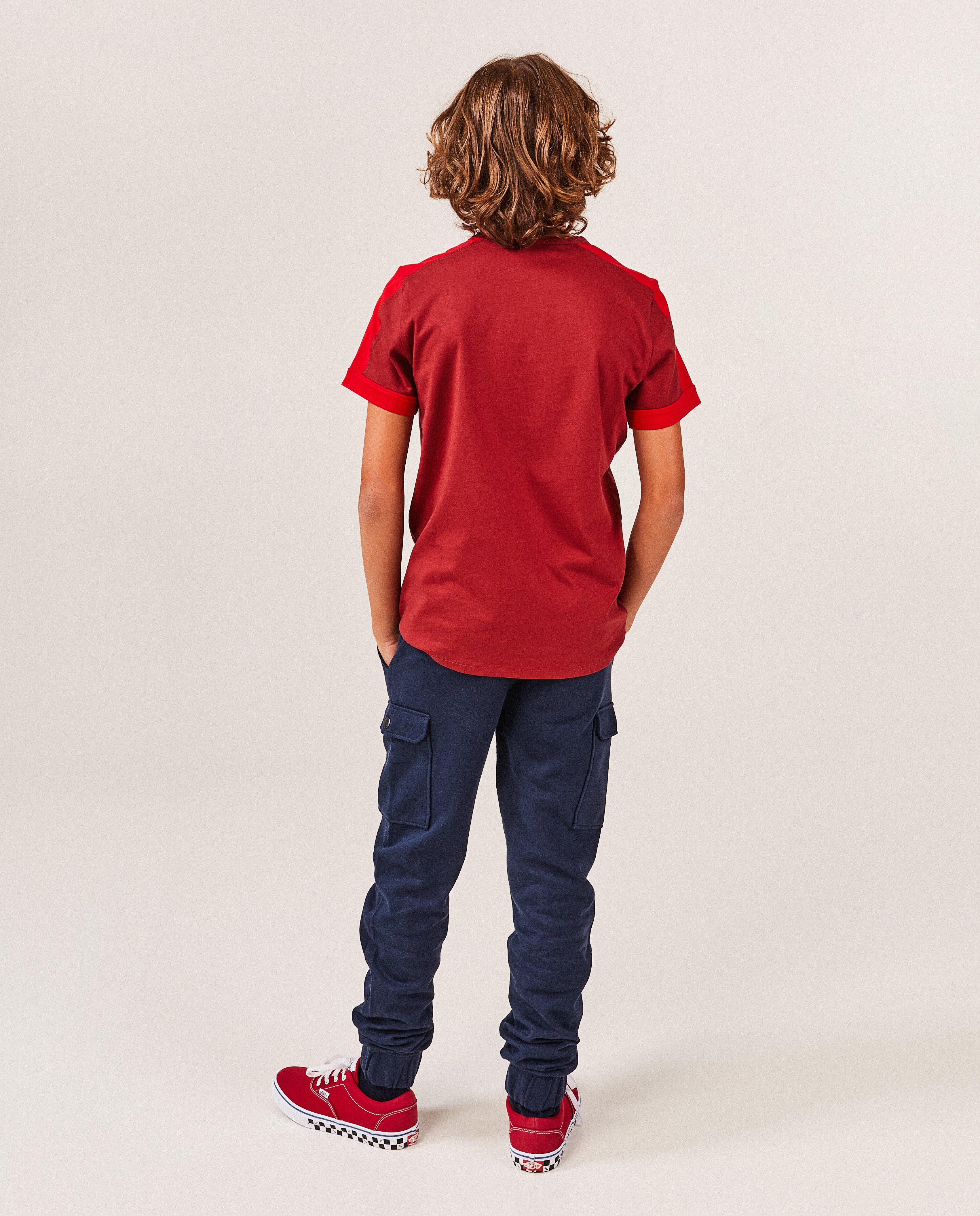 T-shirts - Rood T-shirt met opschrift