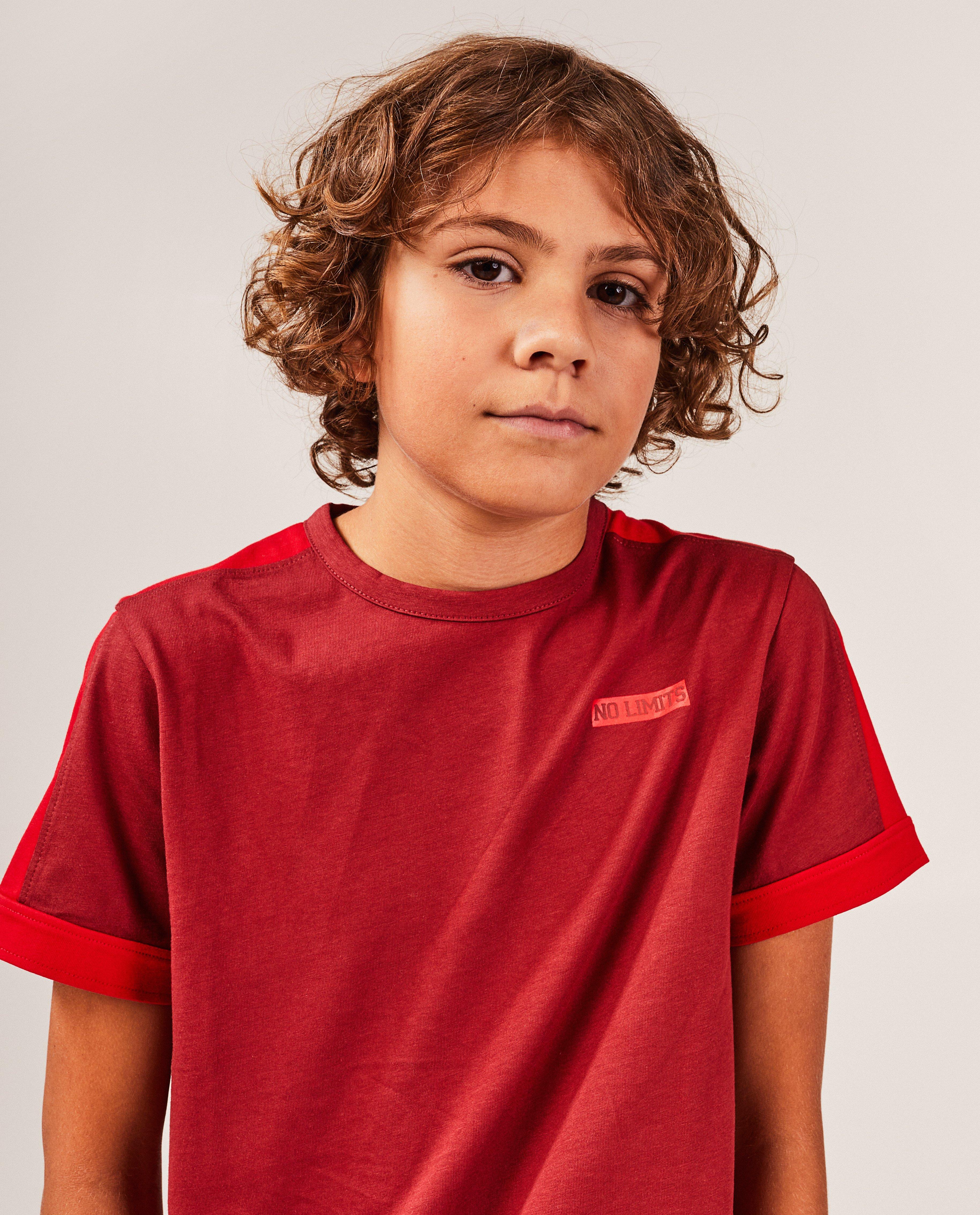 T-shirts - Rood T-shirt met opschrift