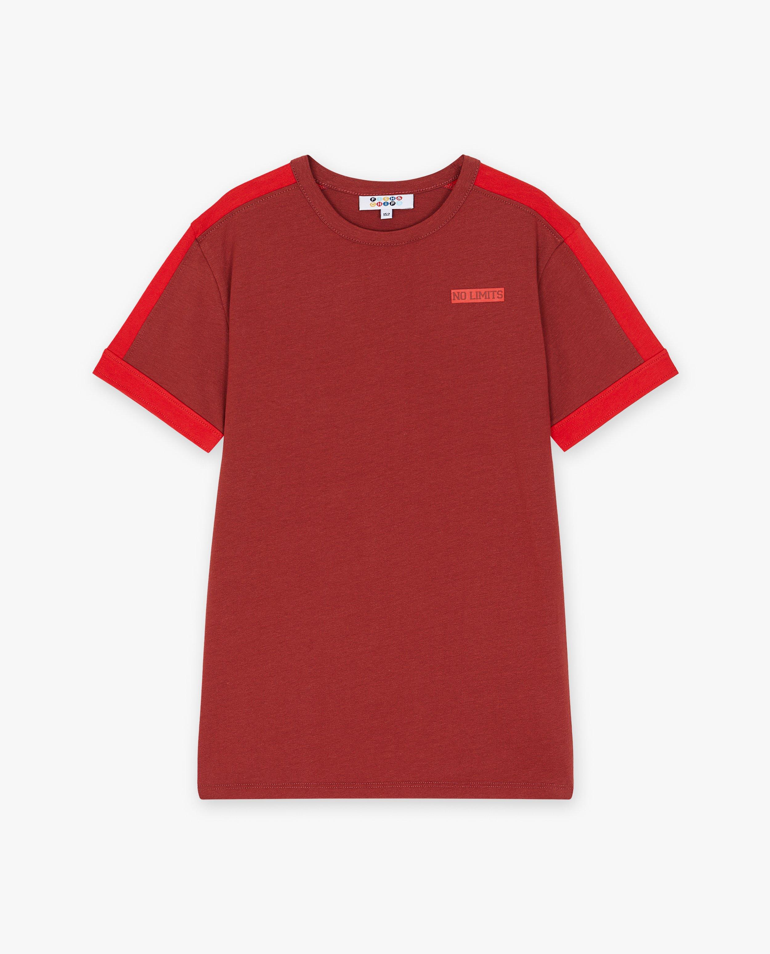 T-shirts - Rood T-shirt met opschrift