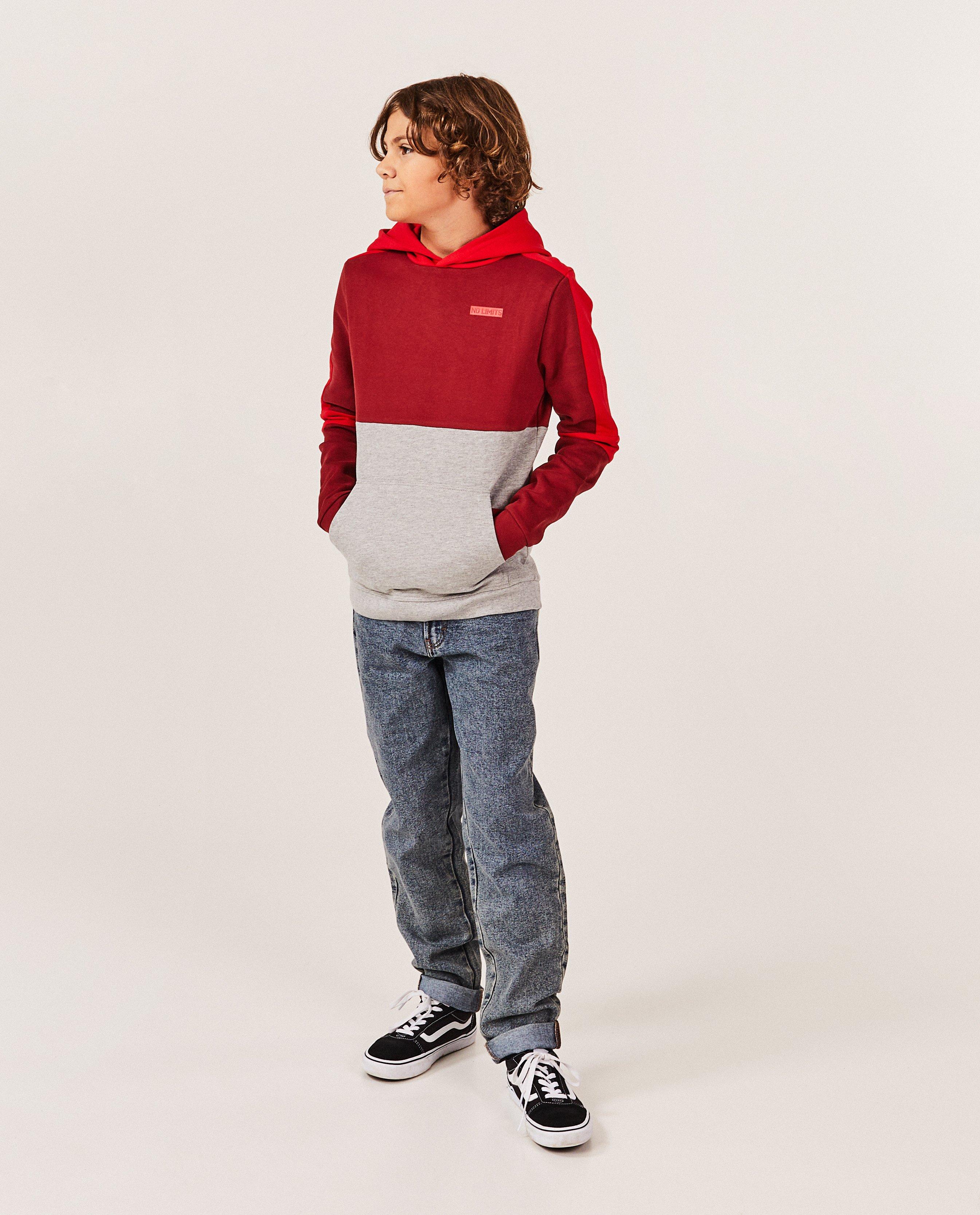 Hoodie met color block - null - Fish & Chips