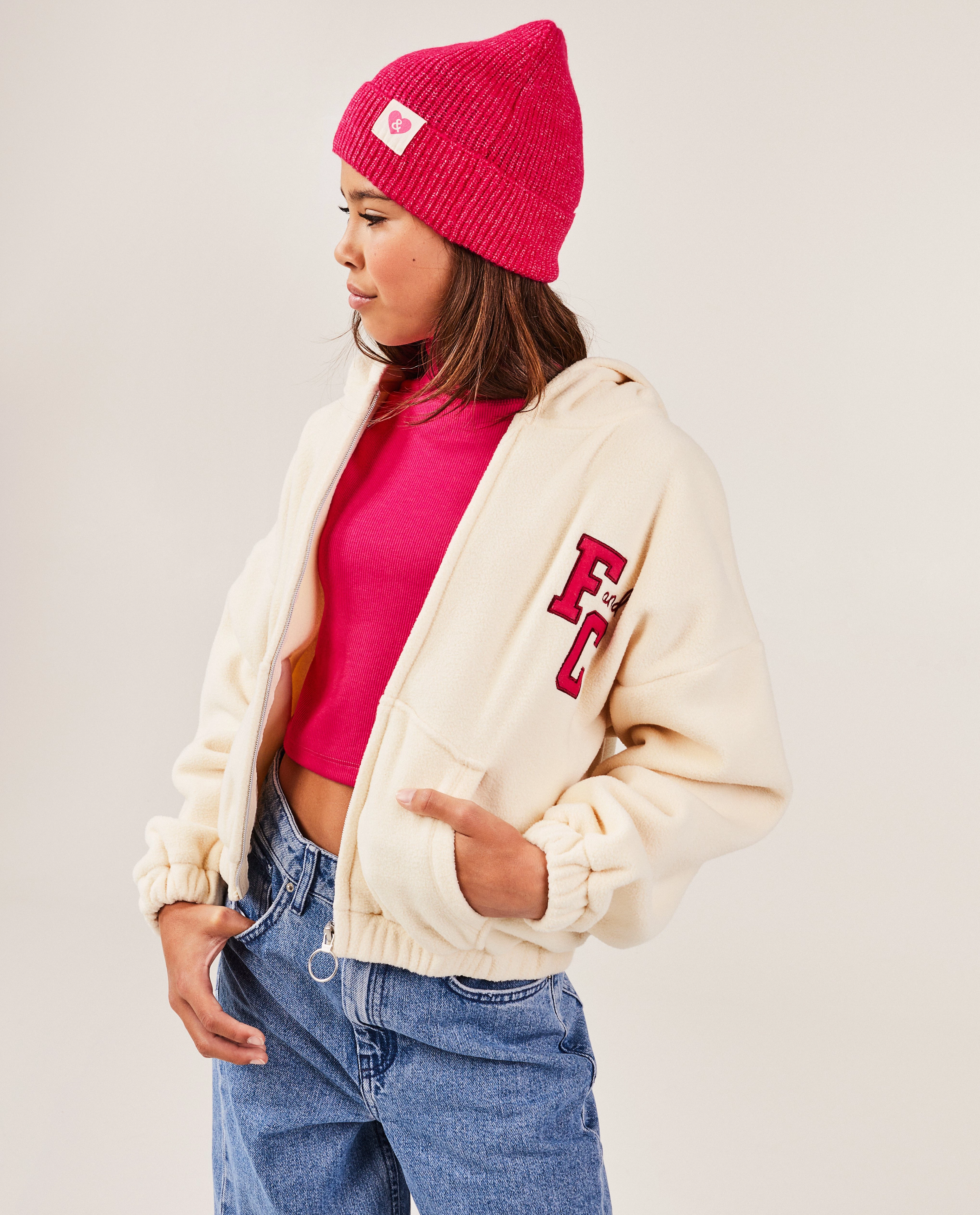 Sweatvest van fleece