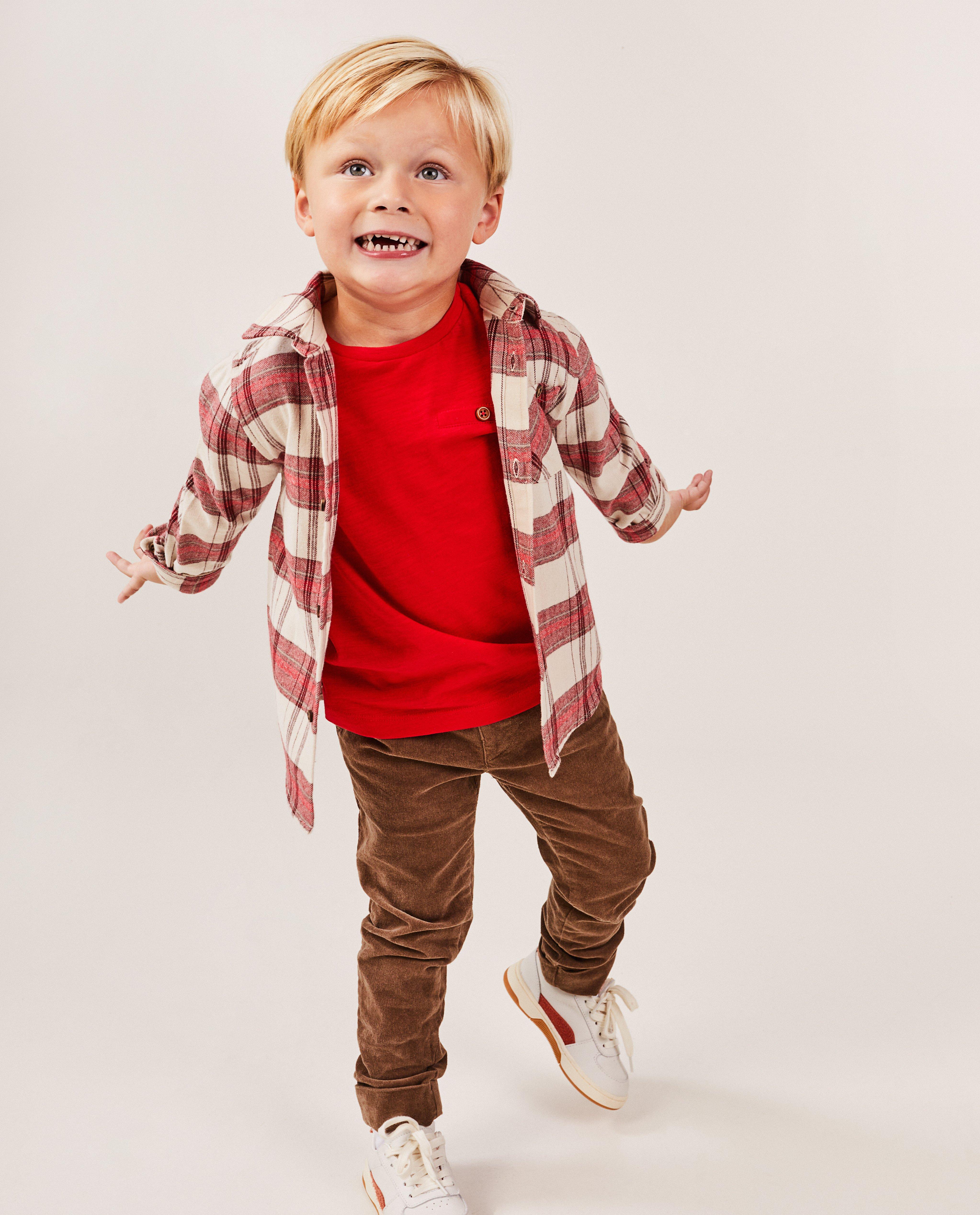 Flanellen hemd met ruiten, 2-7 jaar - null - Kidz Nation