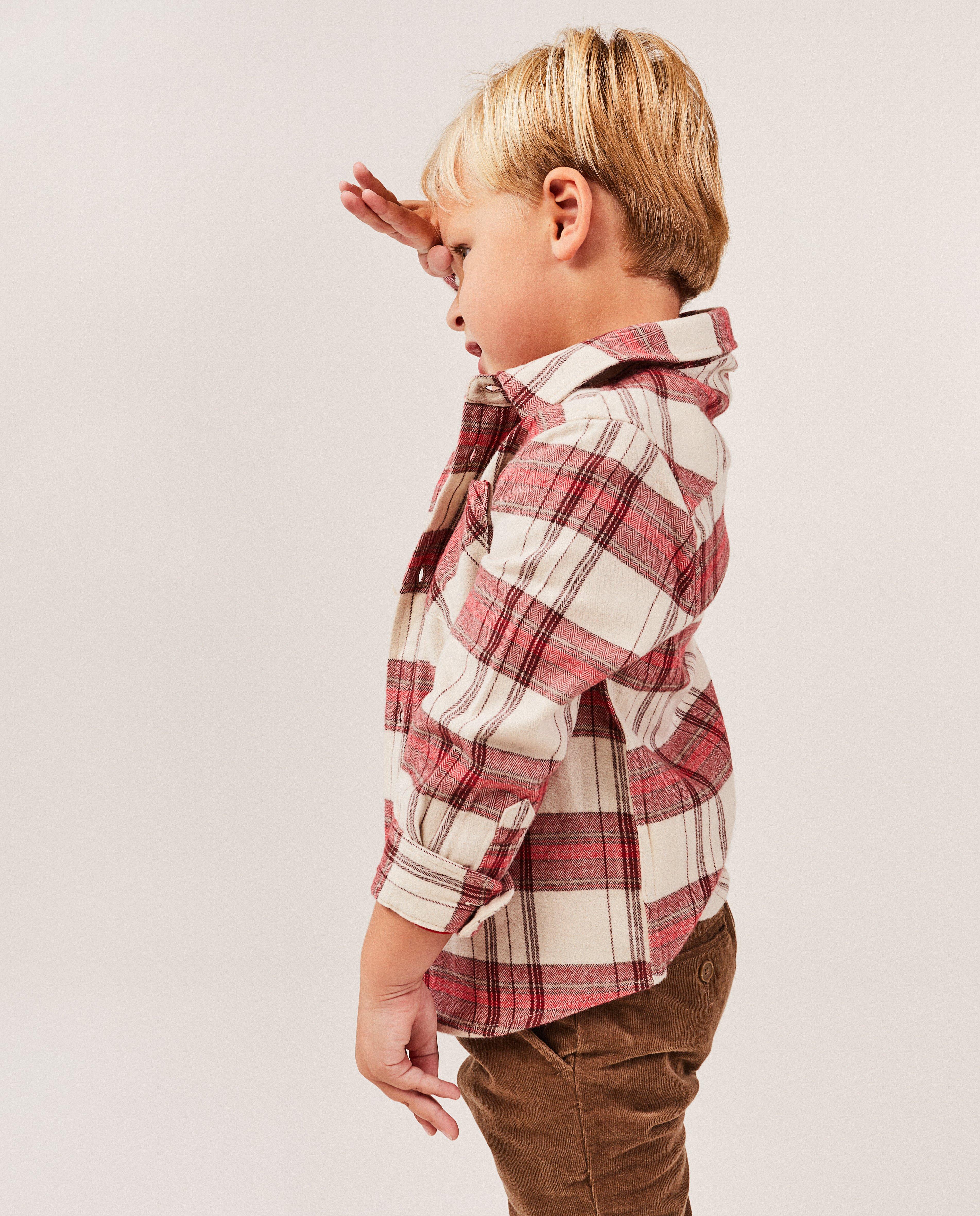 Hemden - Flanellen hemd met ruiten, 2-7 jaar