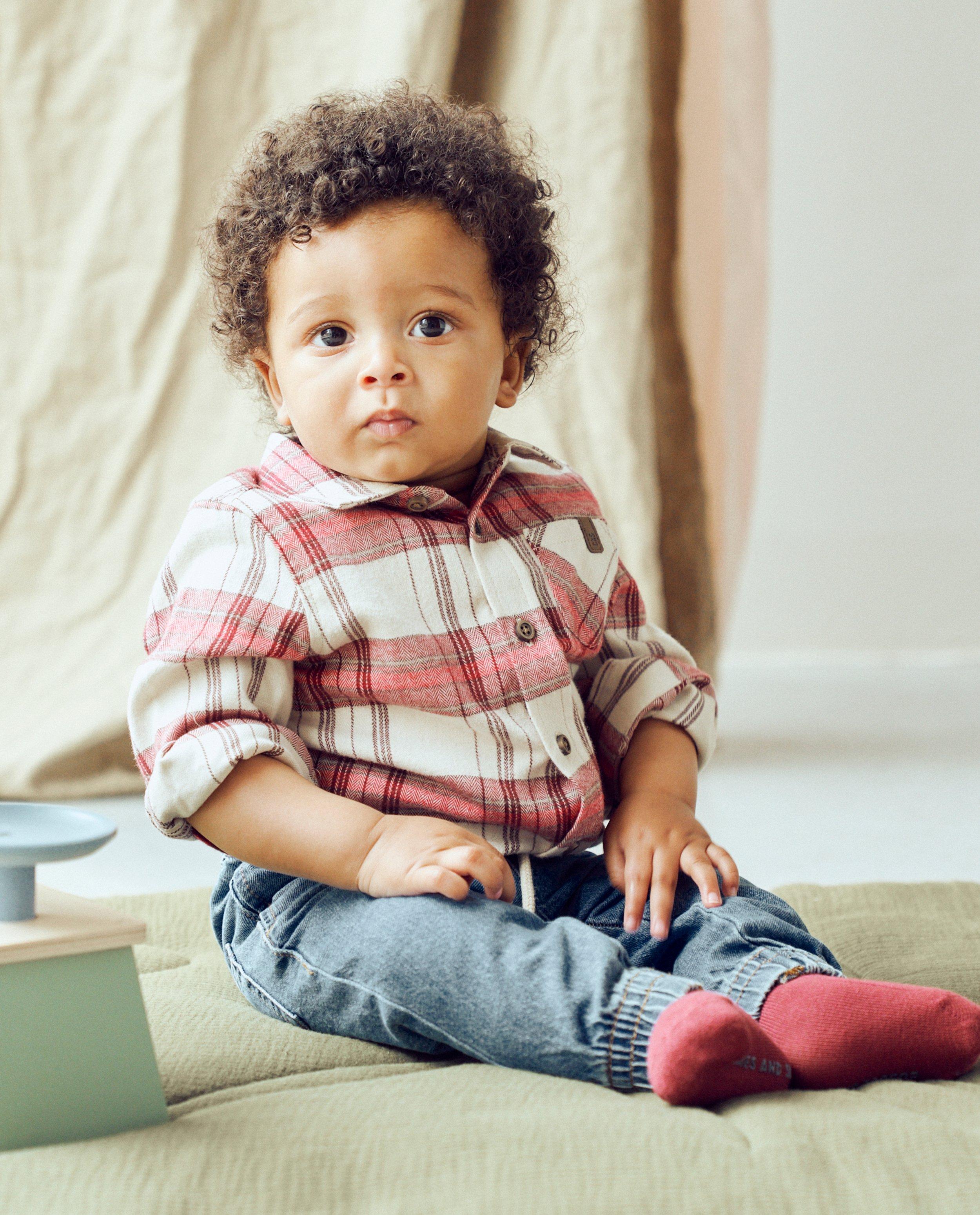 Hemden - Flanellen hemd met ruiten, baby