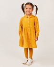 Kleedjes - Gele jurk met hartjesprint