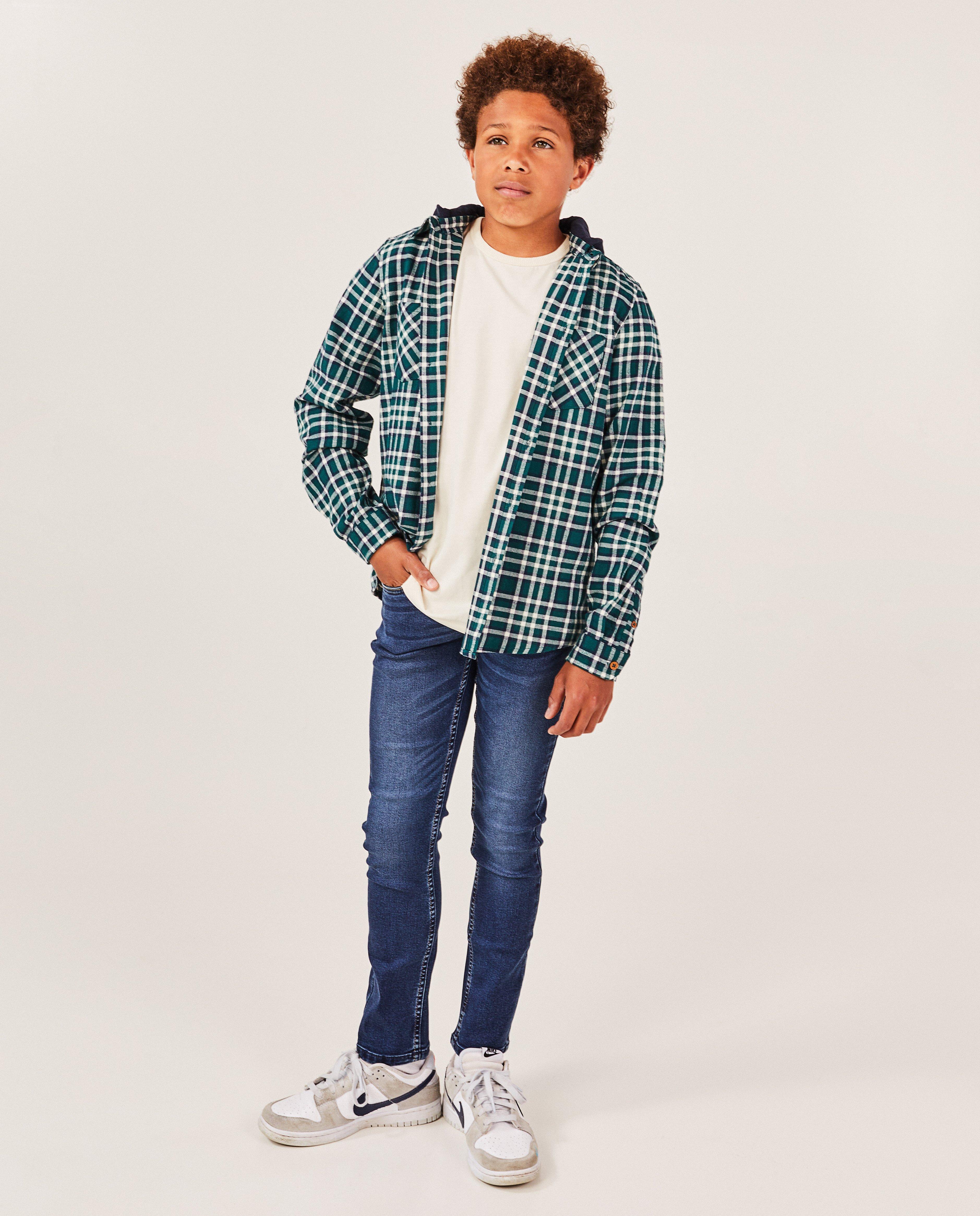 Jeans - Jeans slim fit bleu, 7-14 ans