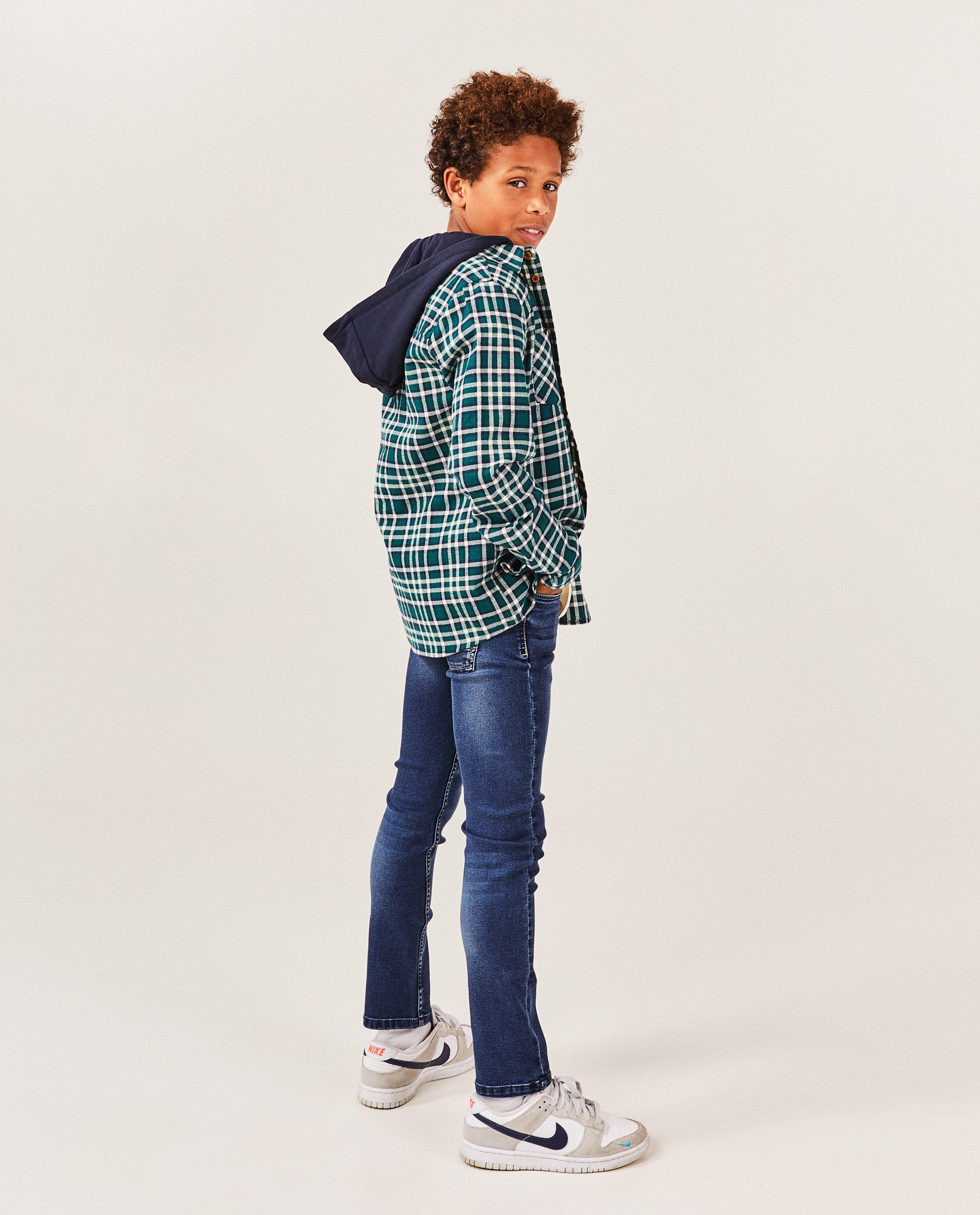 Jeans - Jeans slim fit bleu, 7-14 ans