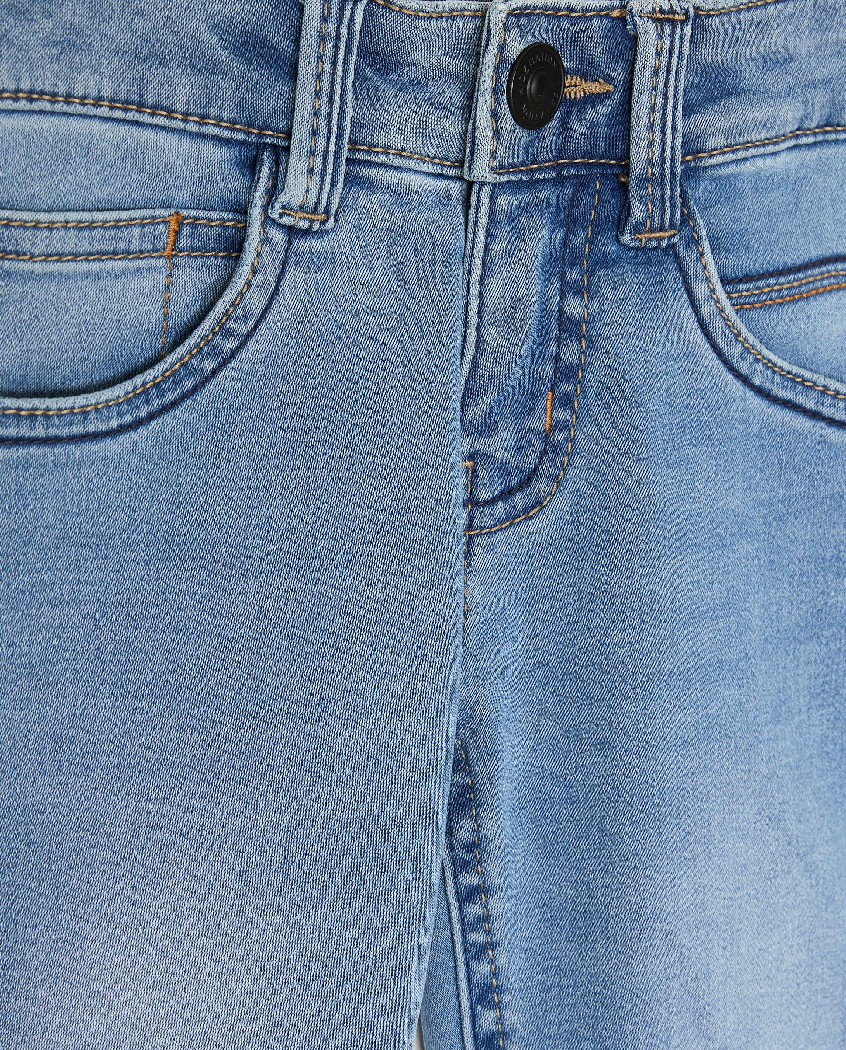 Jeans - Lichtblauwe jeans, slim fit