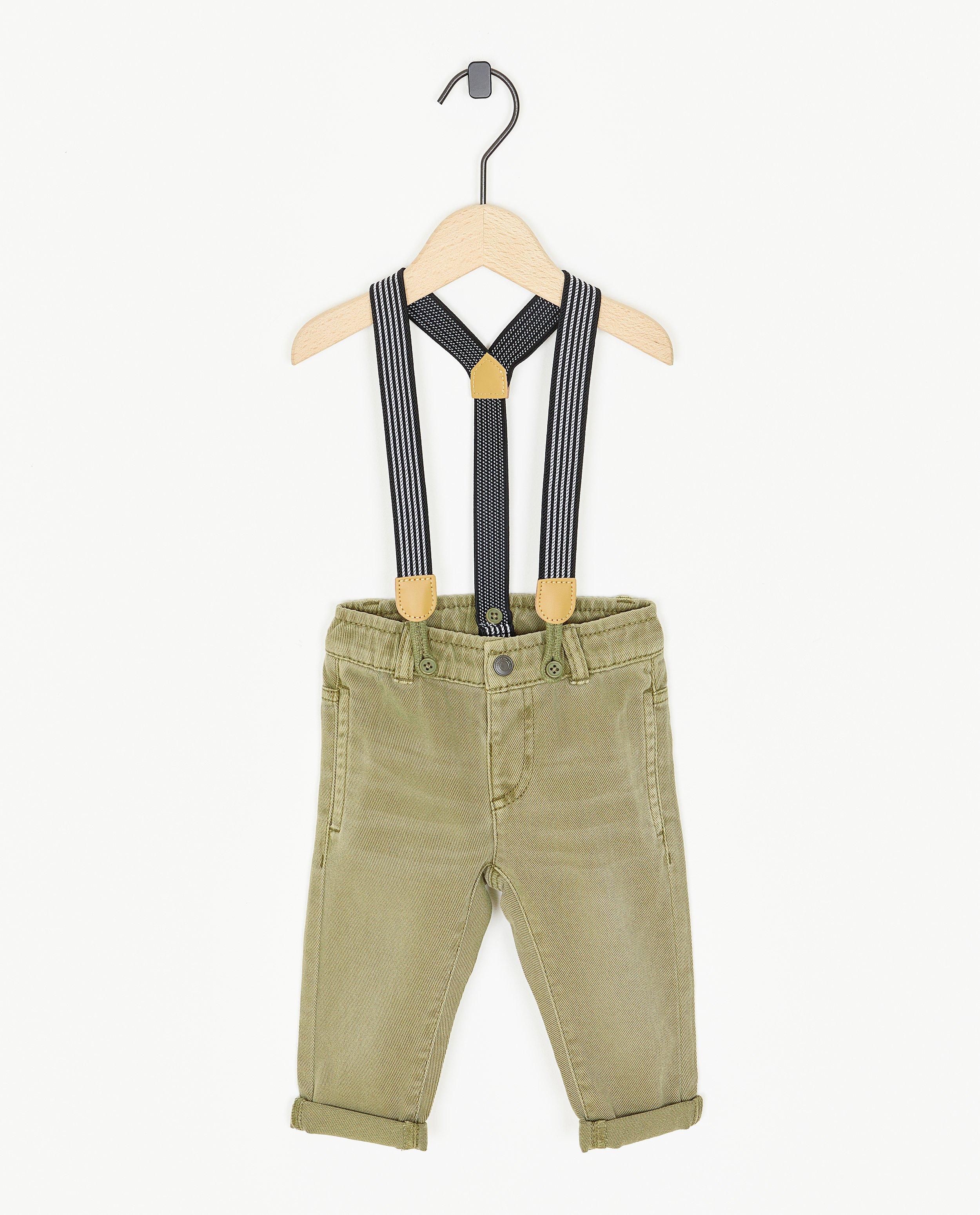 Pantalon à bretelles - null - Cuddles and Smiles