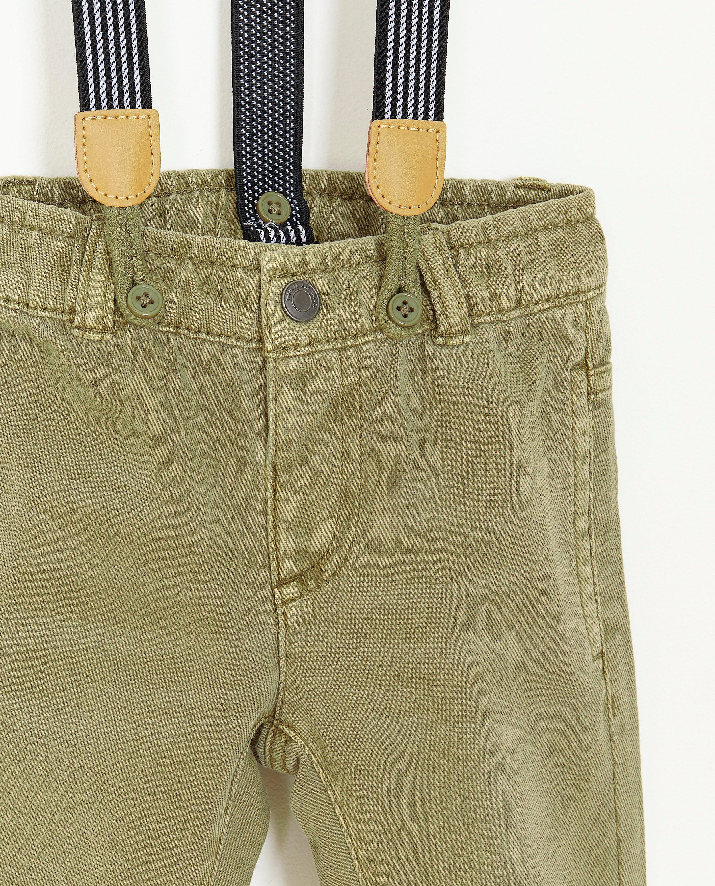 Pantalons - Pantalon à bretelles