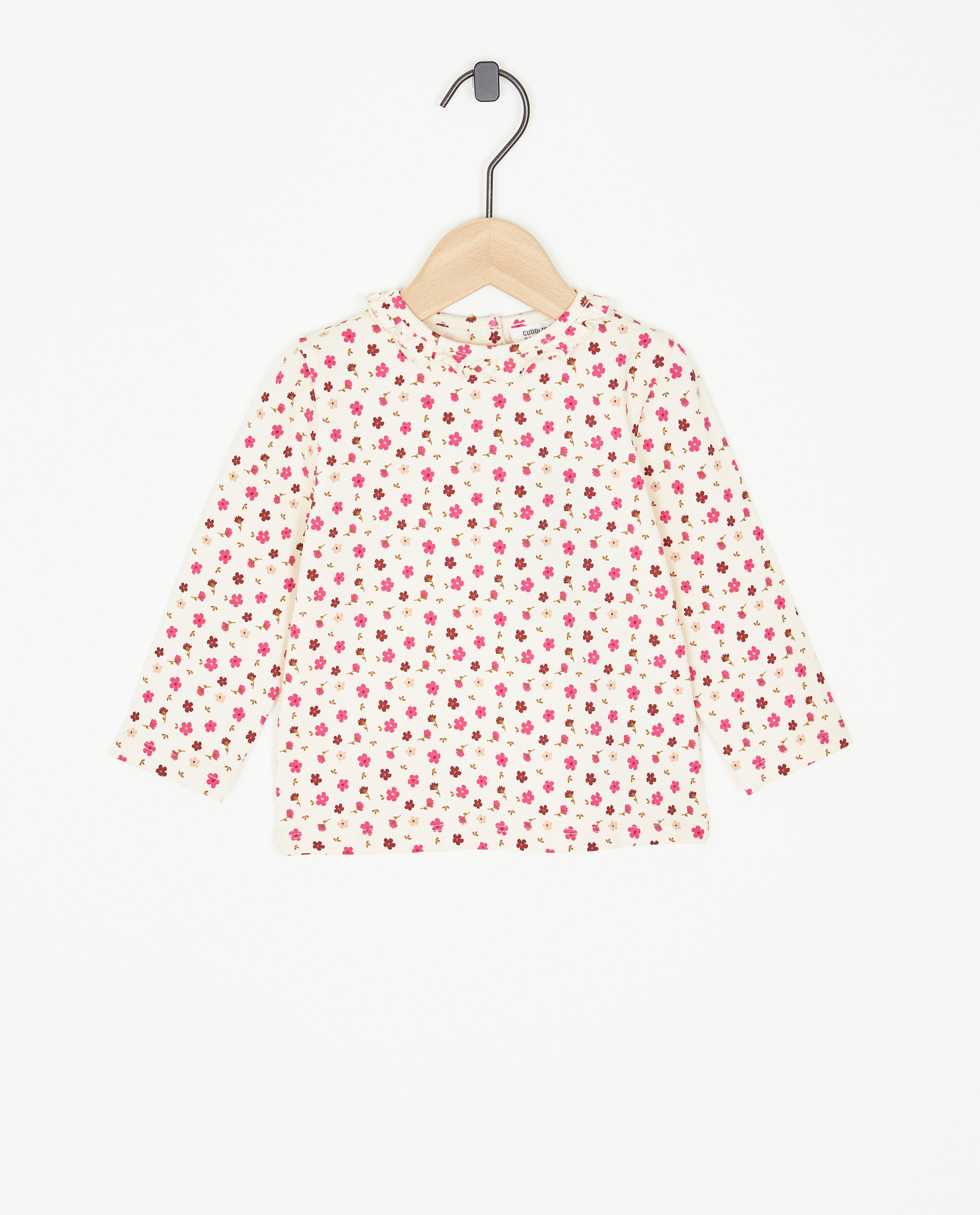 Longsleeve met bloemenprint - null - Cuddles and Smiles