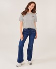 Jeans - Blauwe jeans, flared fit