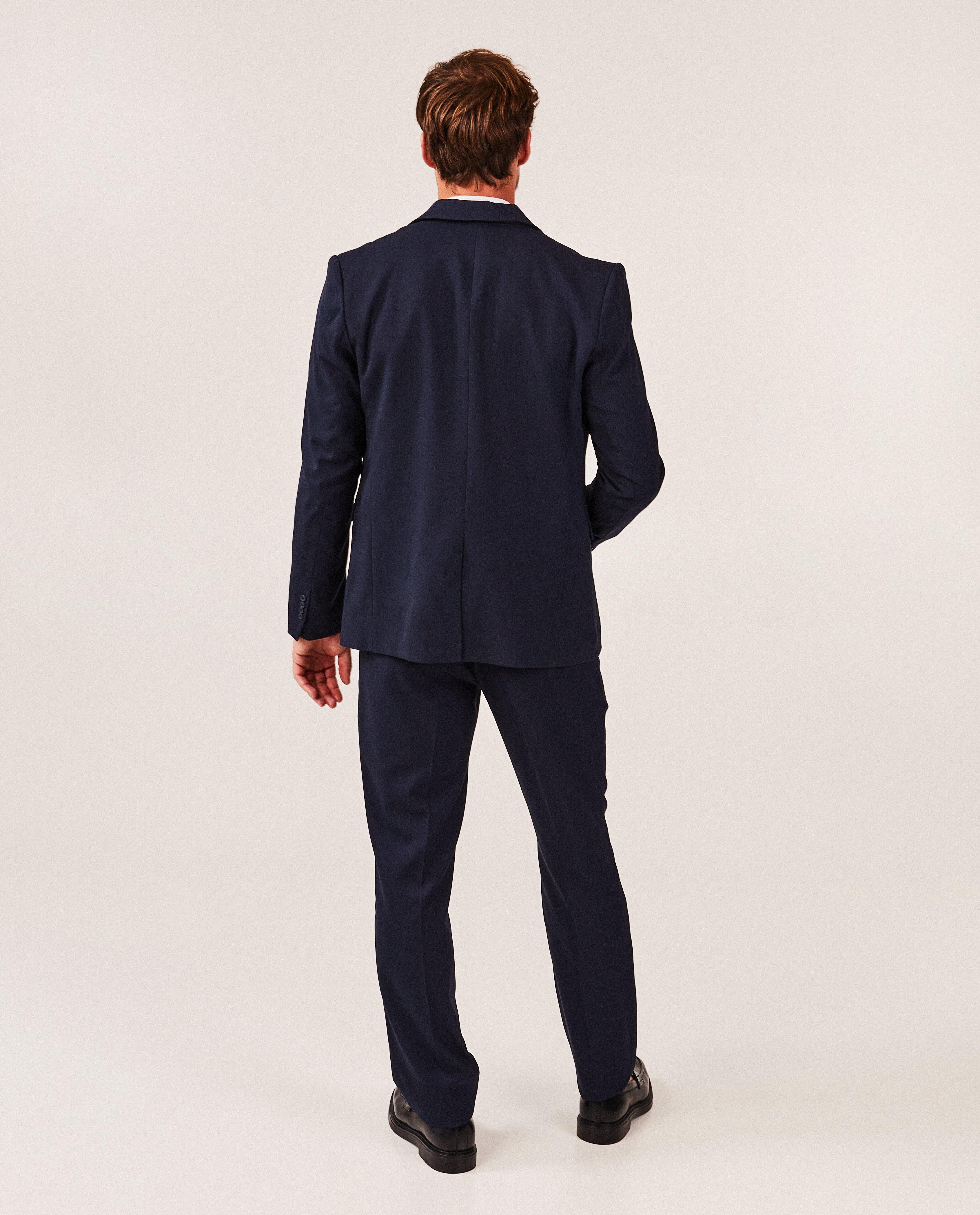 Donkerblauwe geklede broek - Product Detail - donkerblauw - afbeelding nummer 3