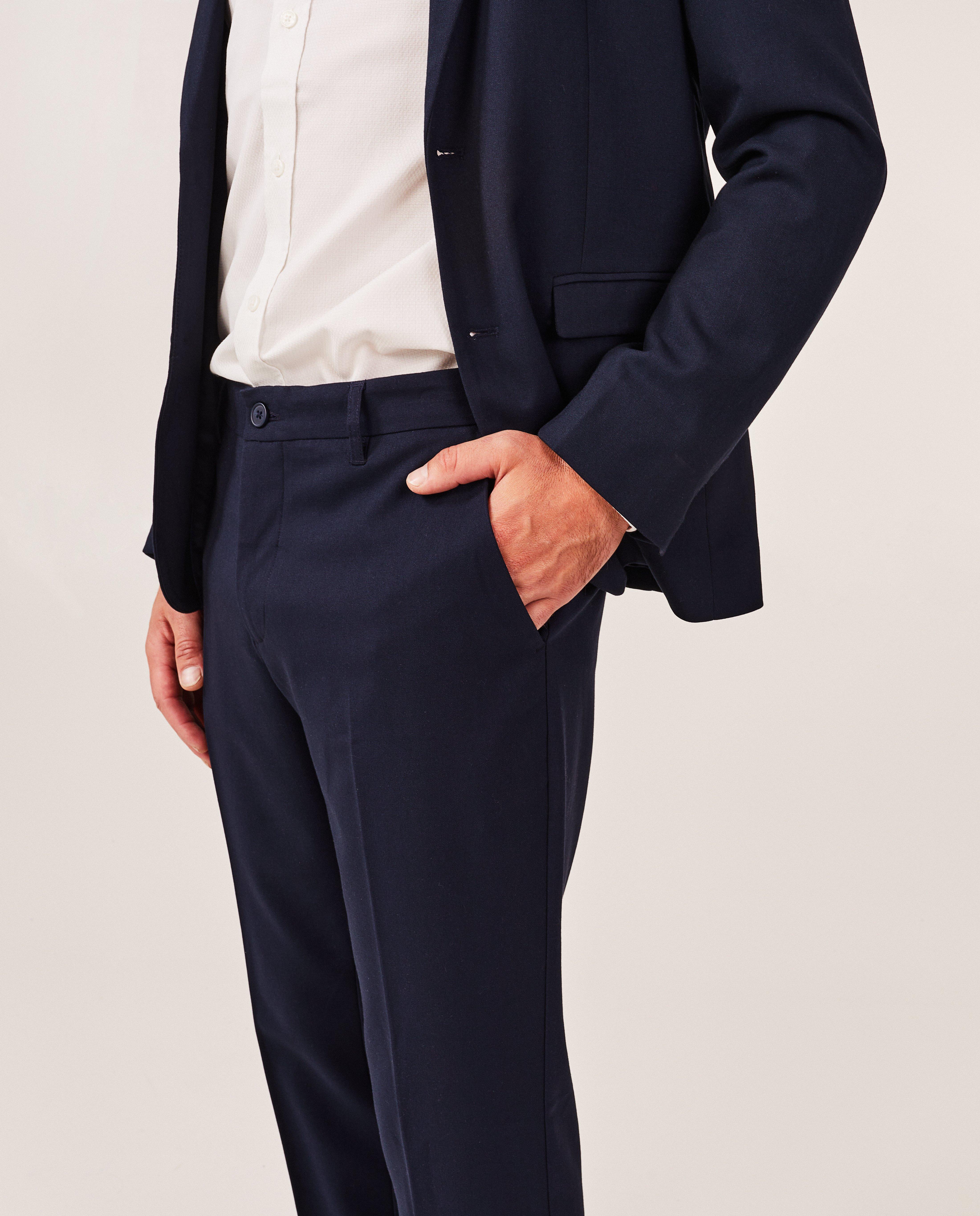 Pantalon bleu foncé habillé - Détails du produit - bleu foncé - image numéro 4