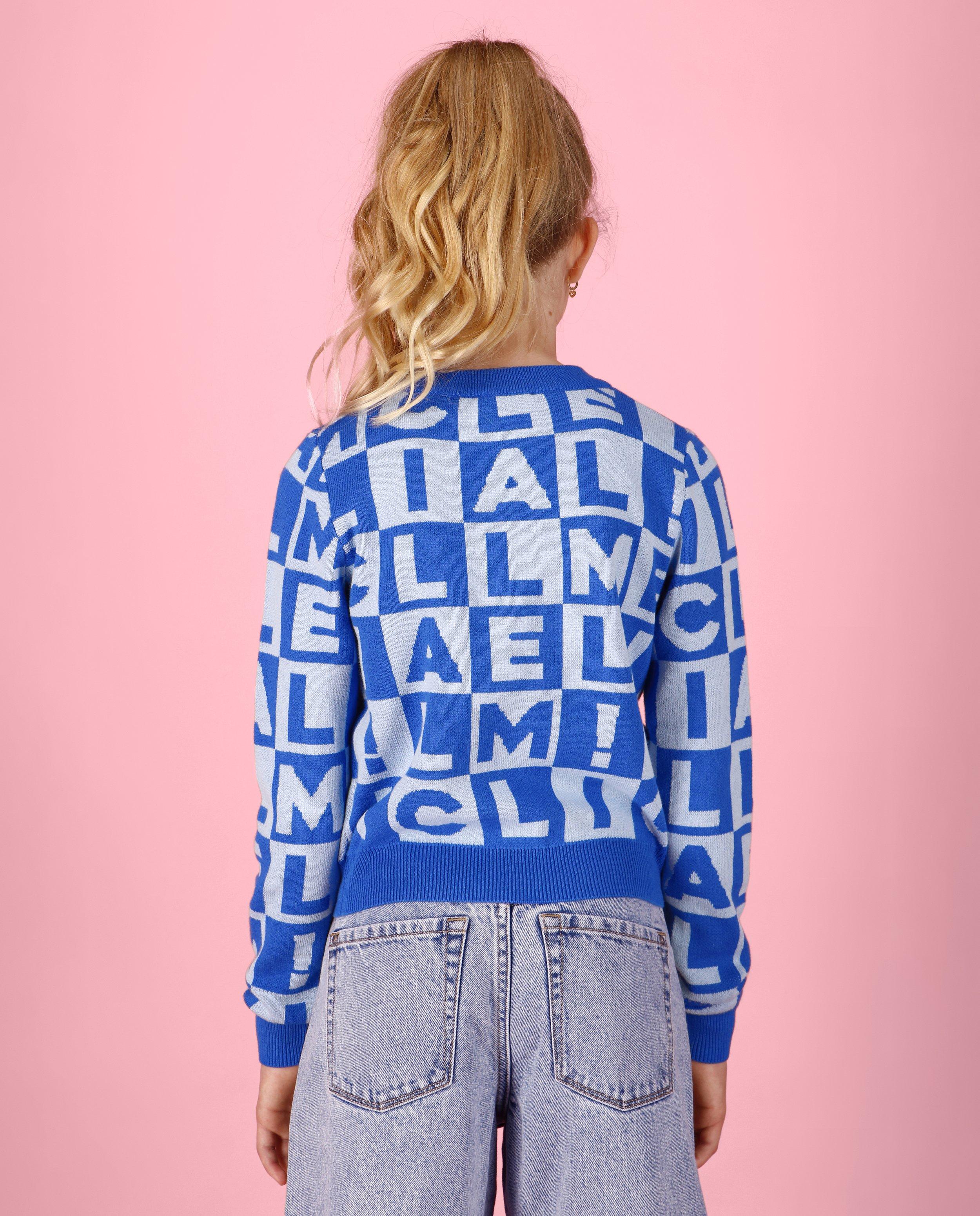 Pulls - Pull bleu à carreaux, 4-14 ans