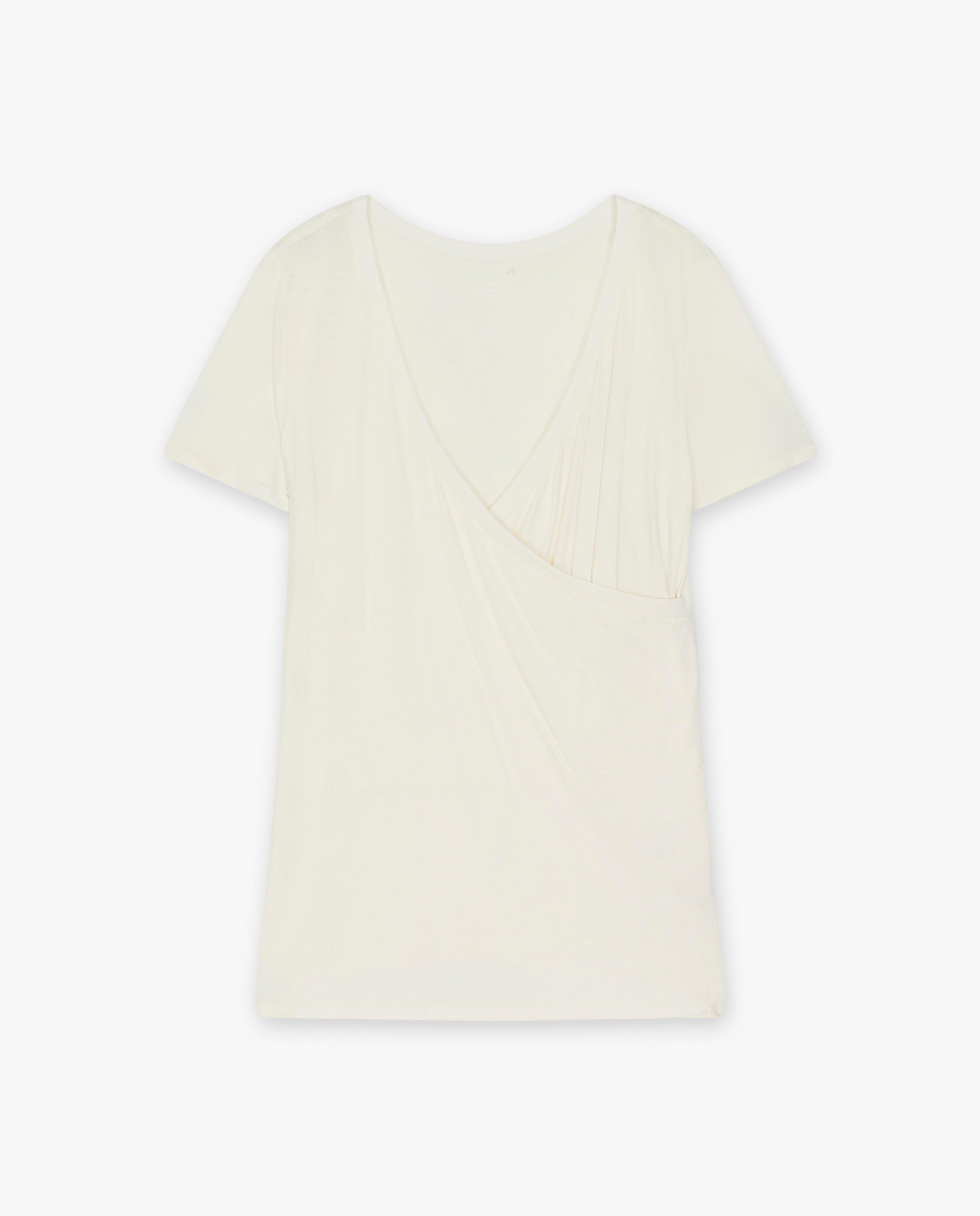 T-shirts - Offwhite borstvoedingsblouse