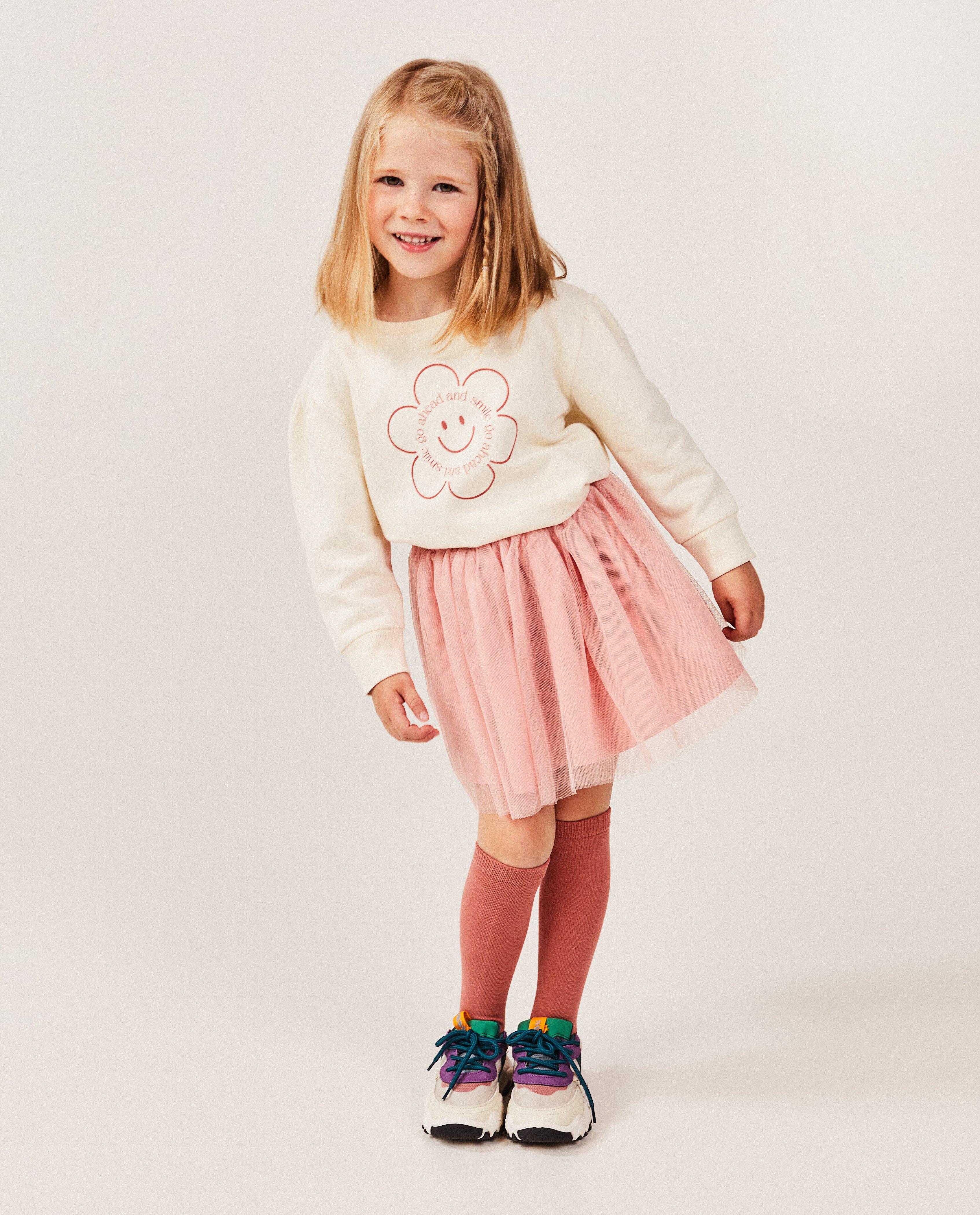Lichtroze rok met tule - null - Besties