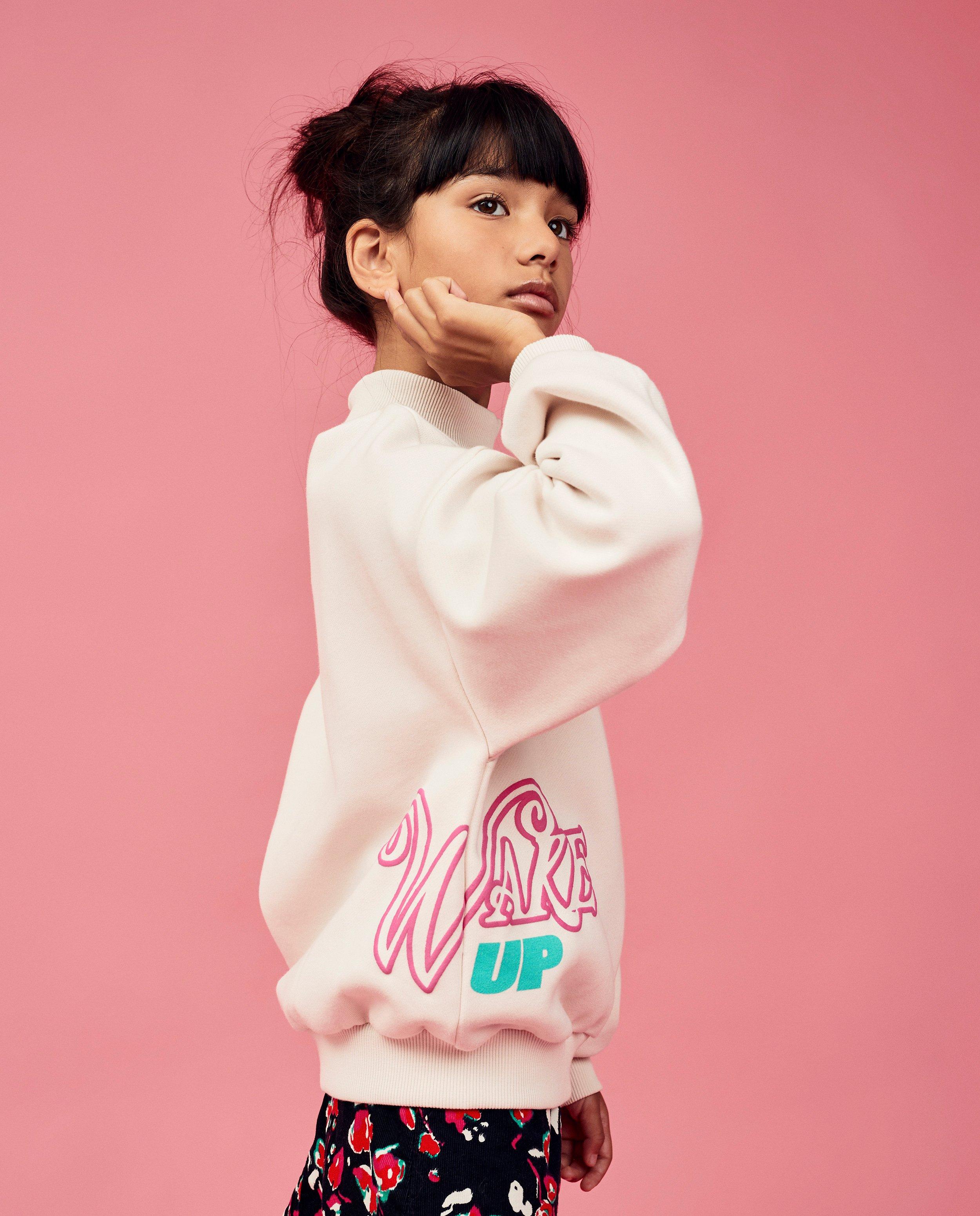 Sweat beige à inscriptions - null - CKS