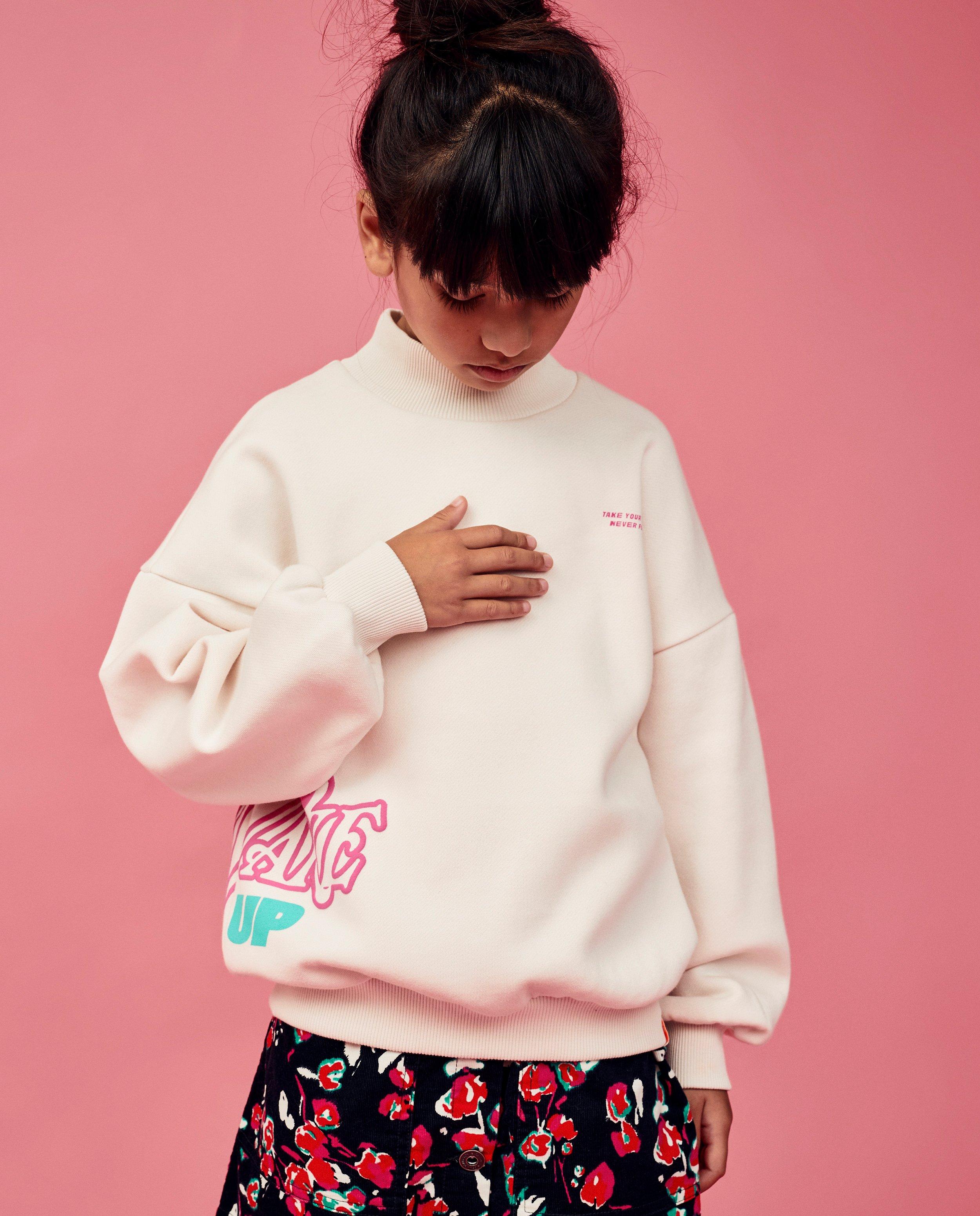 Sweats - Sweat beige à inscriptions