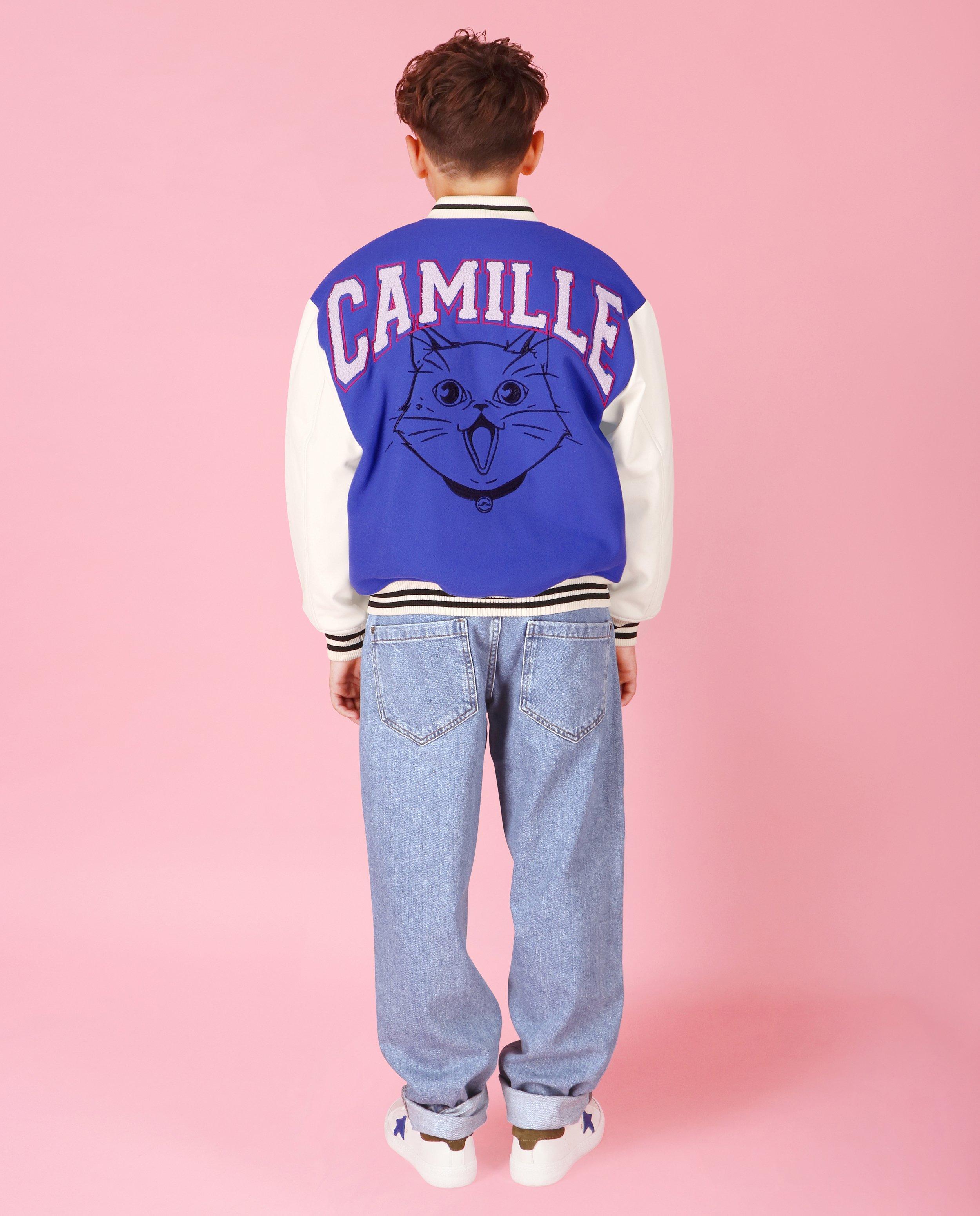 Teddys - Veste de baseball unisex avec des broderies, 4-14 ans