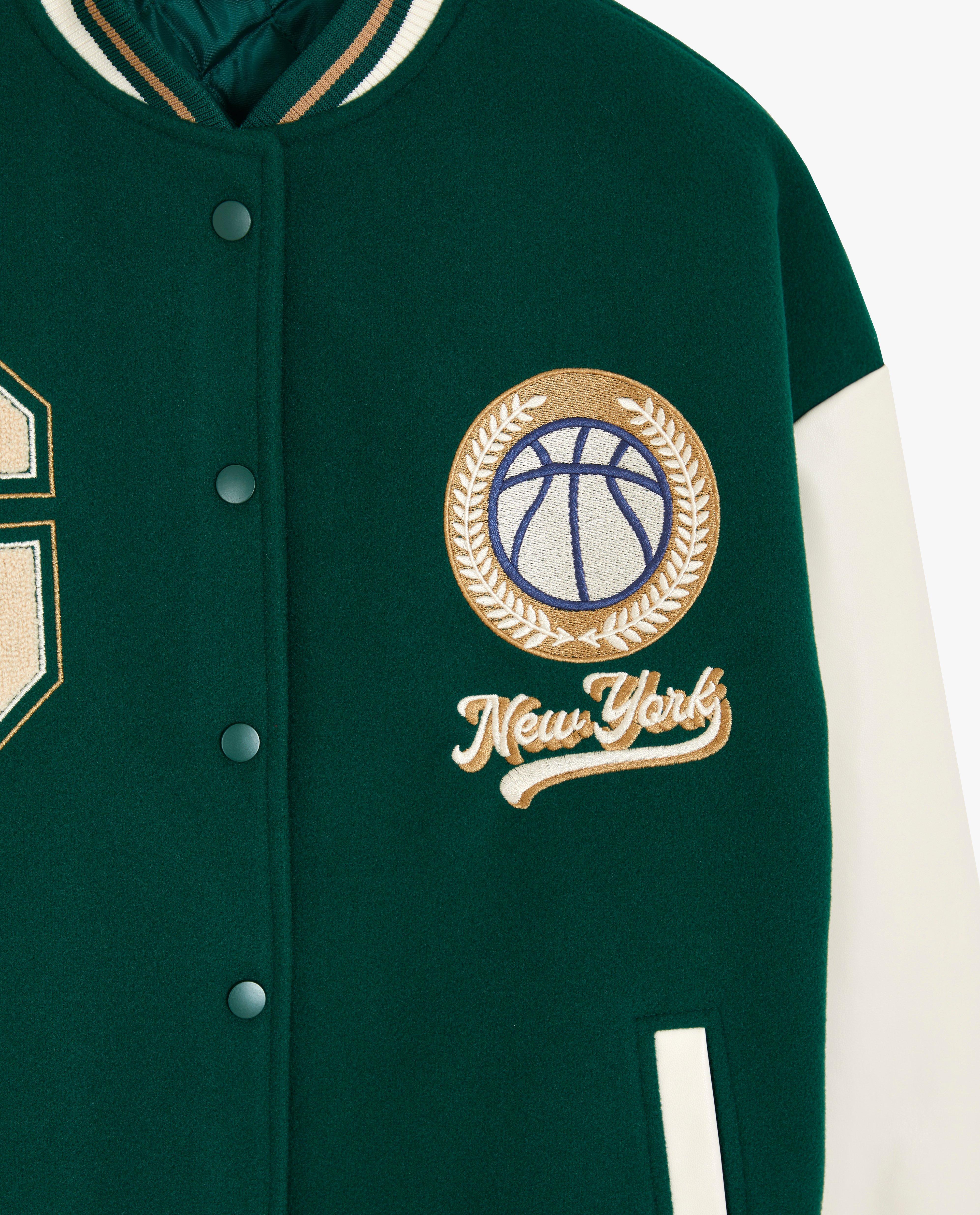 Poncho's en teddy's - Groen baseball vest