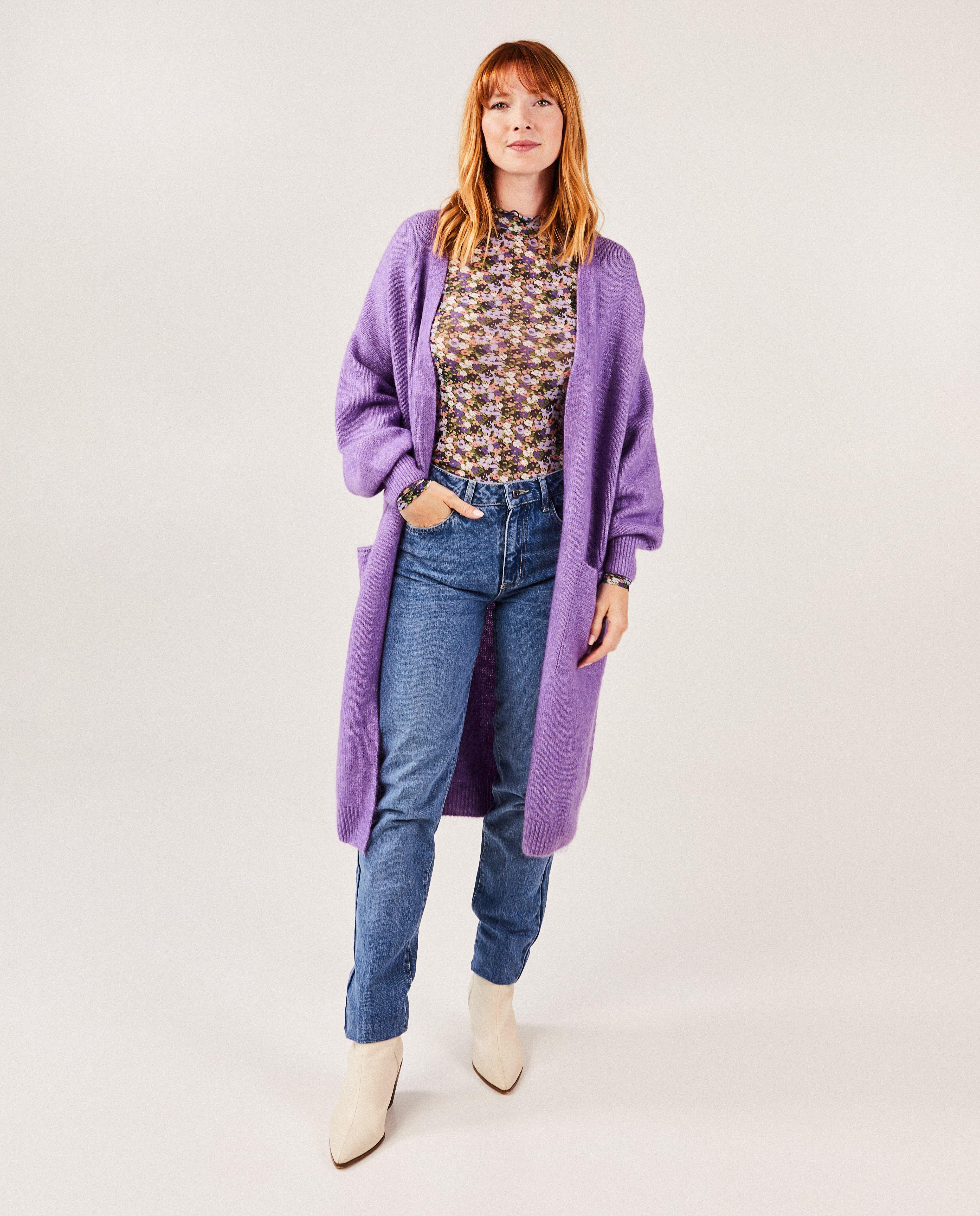 Pantalon bleu, mom fit - null - Sora