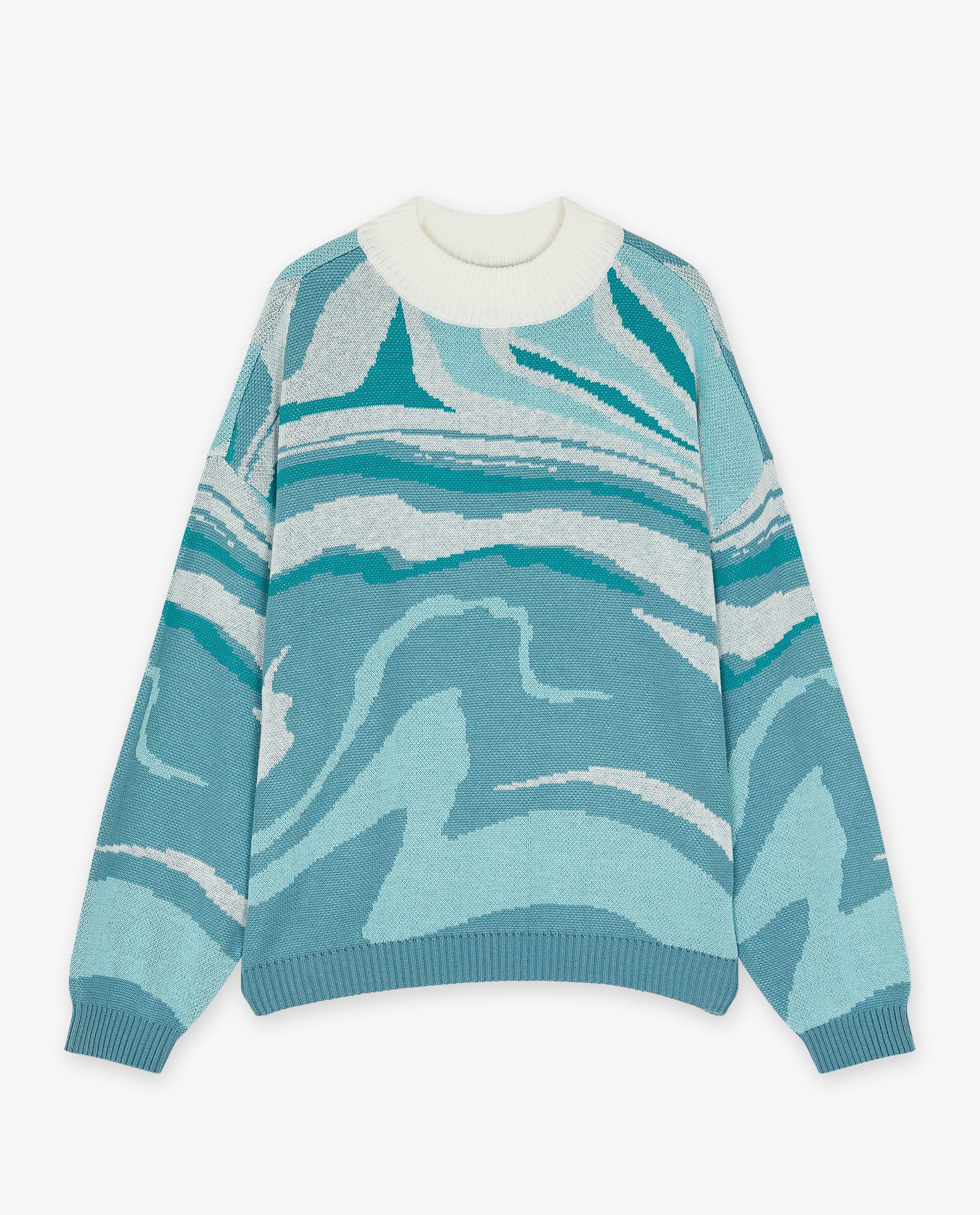 Pulls - Pull à motif marbré