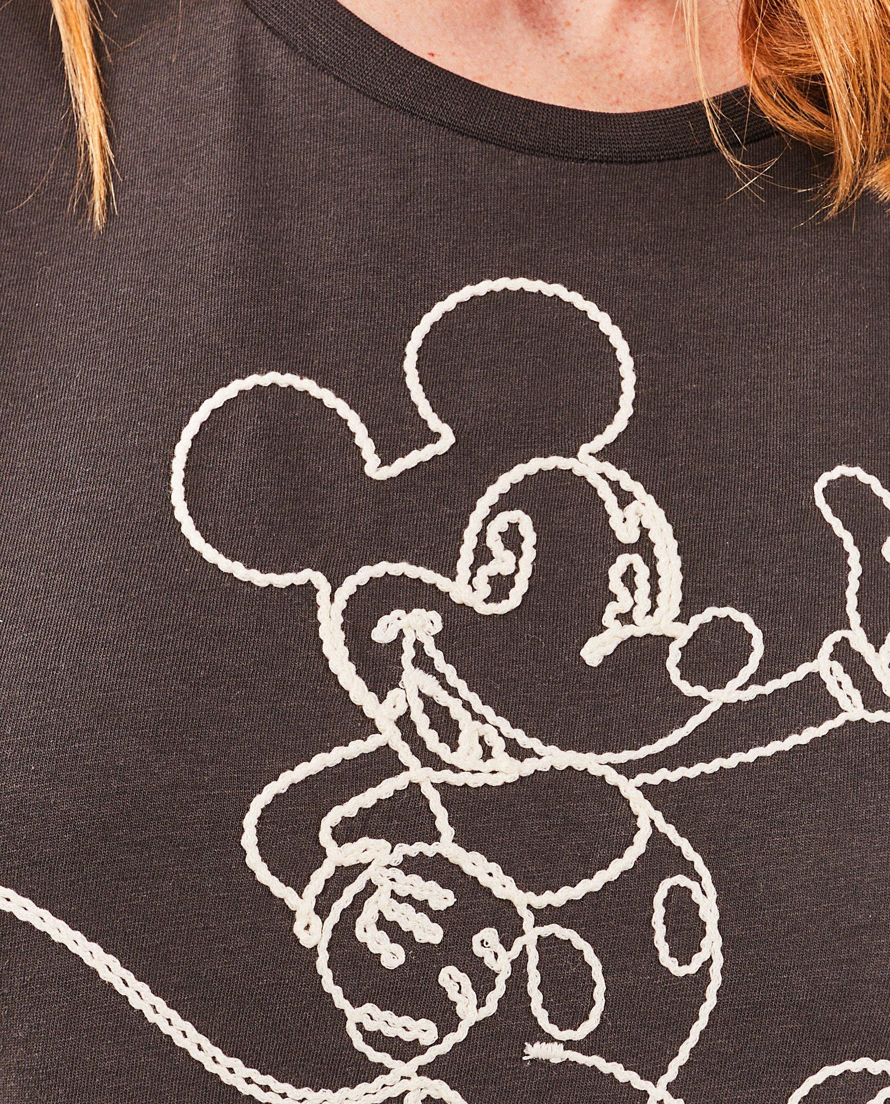 T-shirts - T-shirt avec des broderies Minnie, femmes