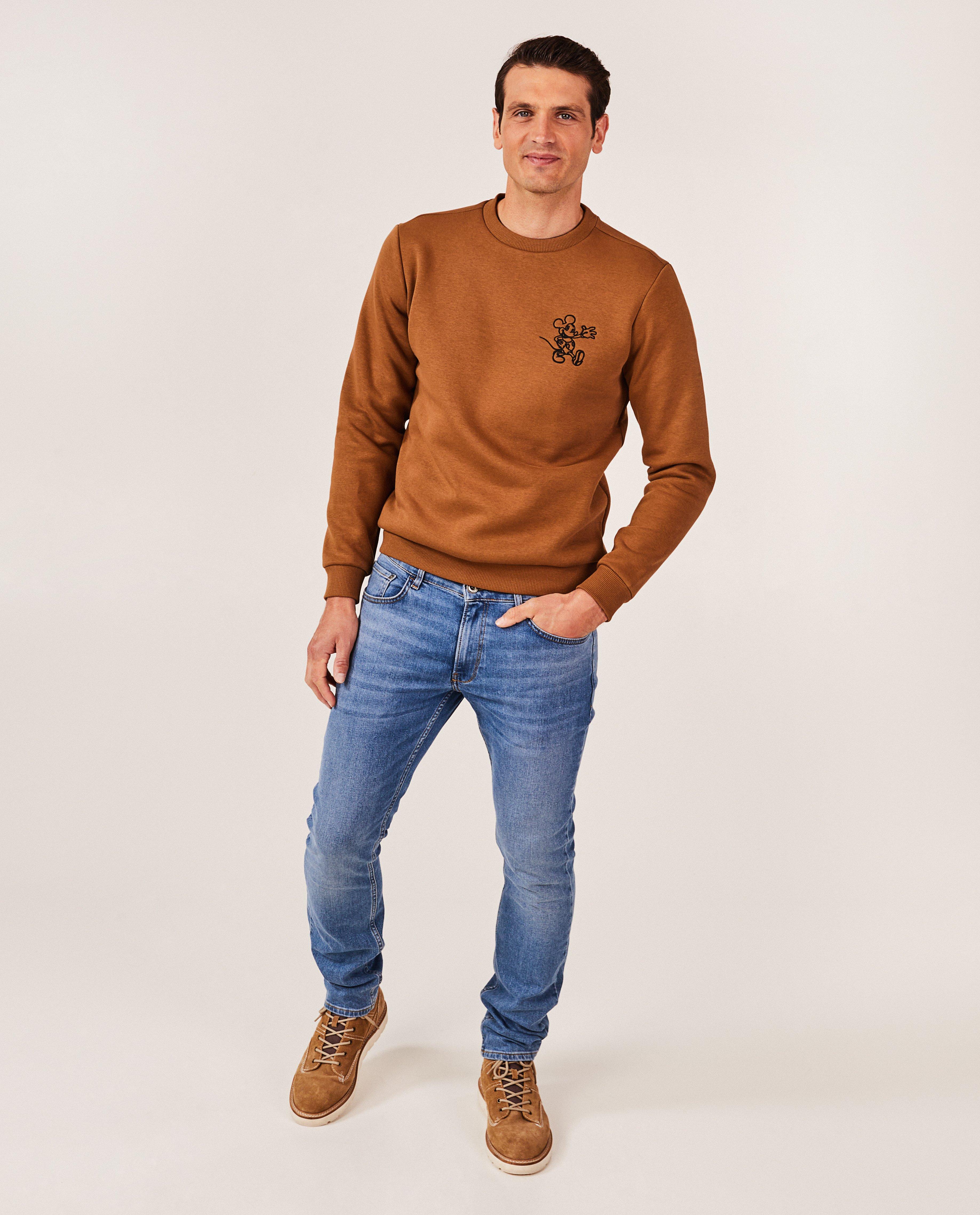 Sweat brodé Mickey, hommes - null - Familystories