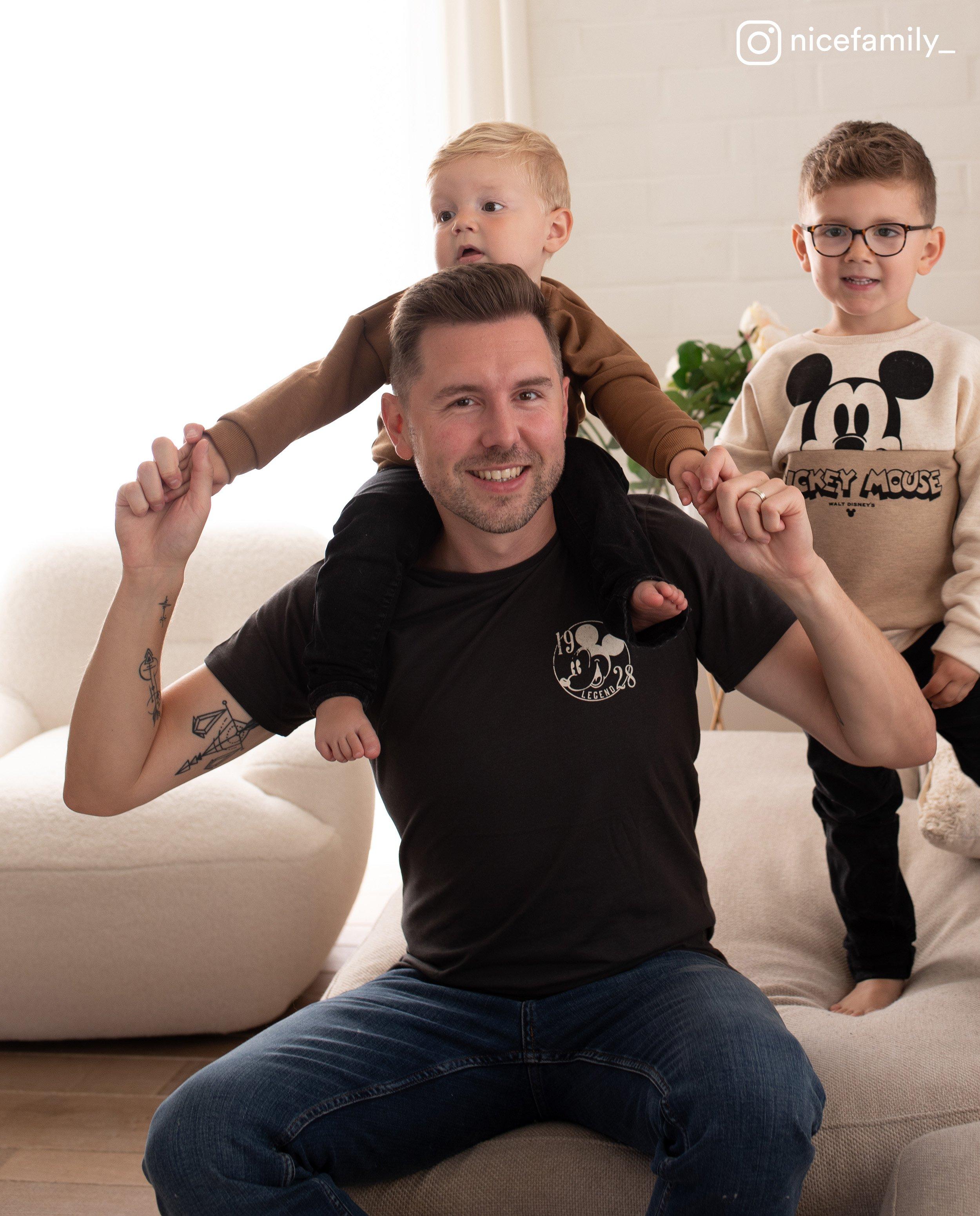 T-shirts - T-shirt met print Mickey, heren
