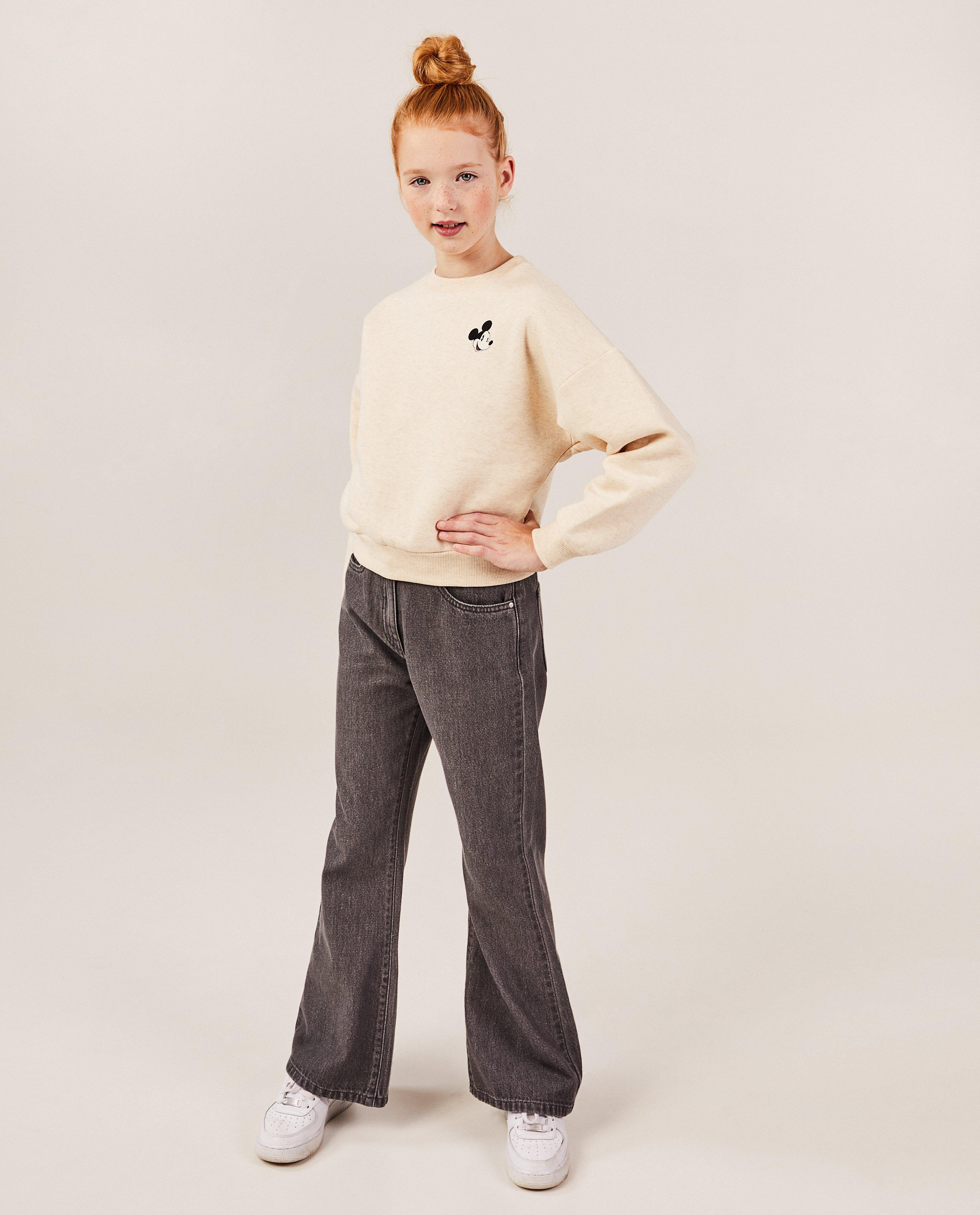 Sweat beige à imprimé de Mickey, 7-14 ans - null - Familystories