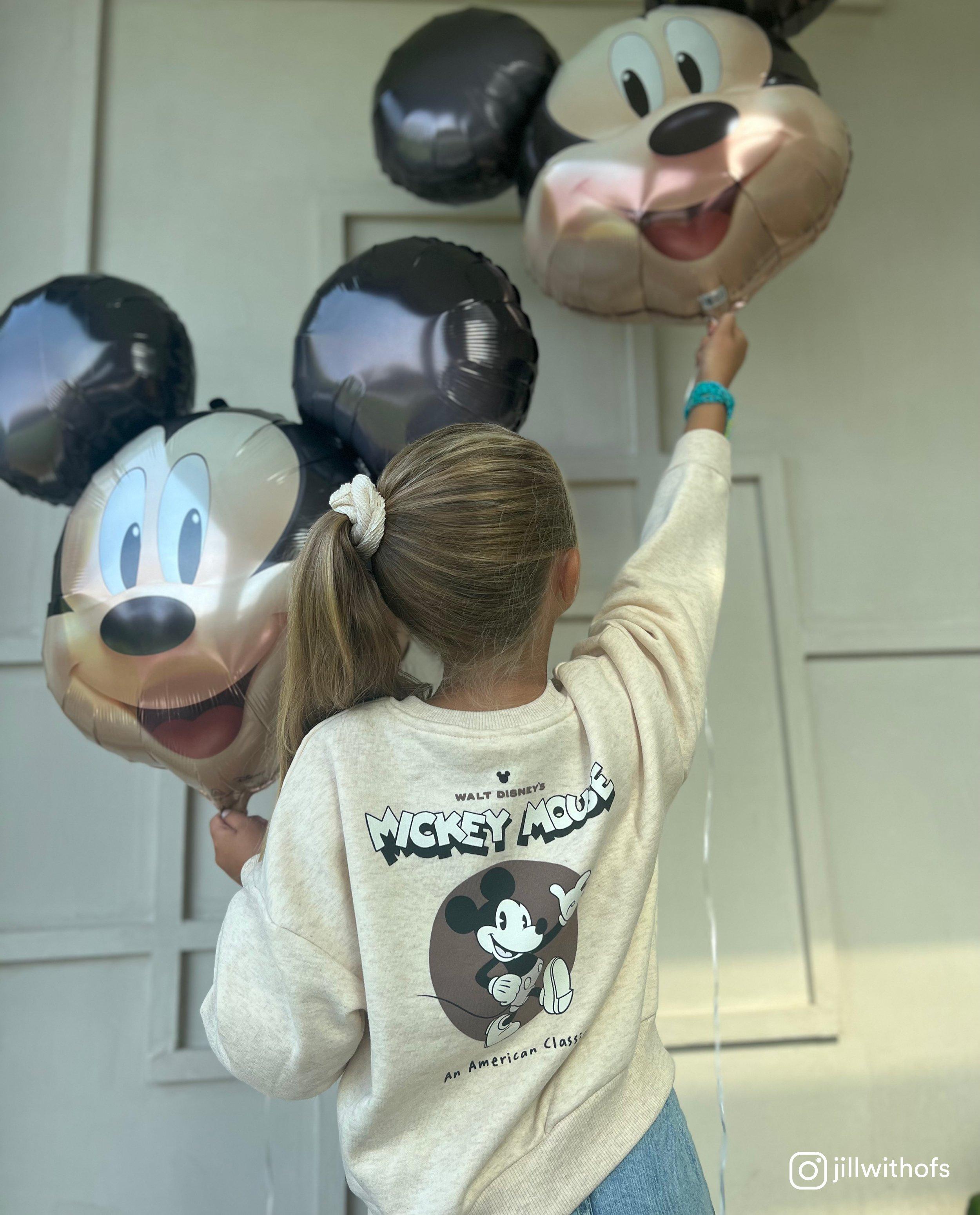Sweats - Sweat beige à imprimé de Mickey, 7-14 ans