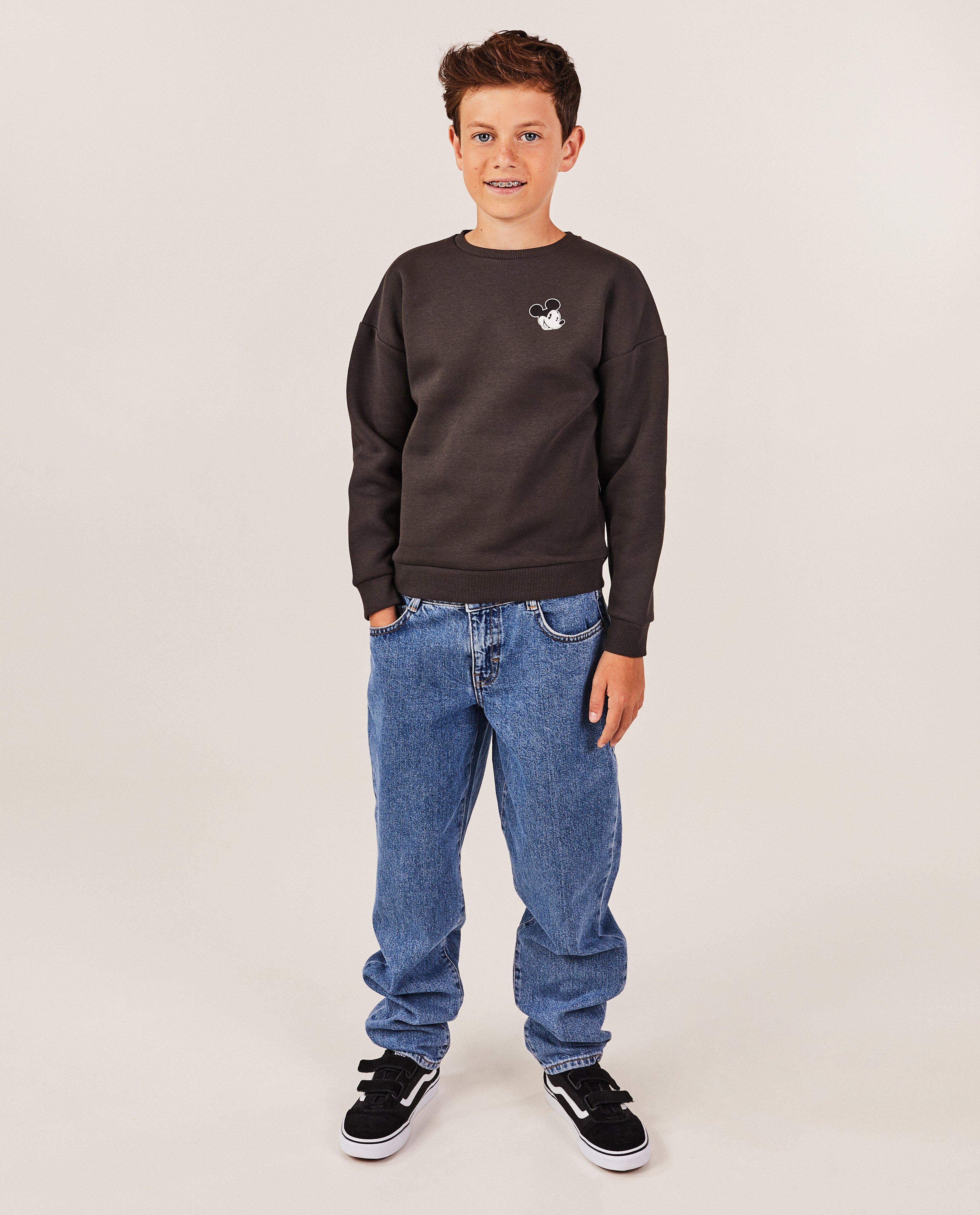 Sweater met print Mickey Mouse, 7-14 jaar - null - Familystories