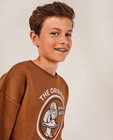 Sweaters - Bruine sweater met print Donald Duck, 7-14 jaar