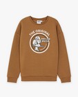 Sweaters - Bruine sweater met print Donald Duck, 7-14 jaar