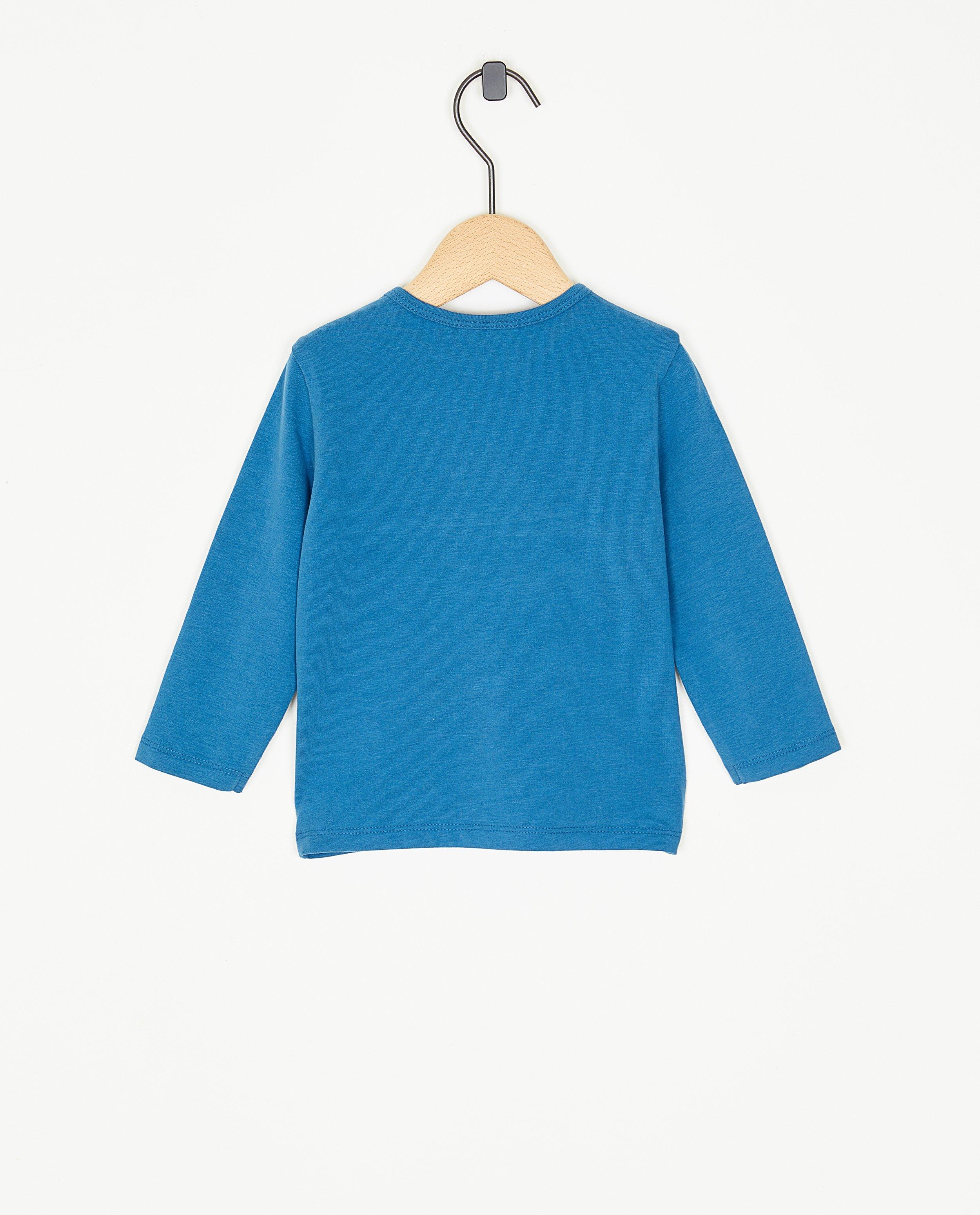 T-shirts - Blauw verjaardags-T-shirt Bumba