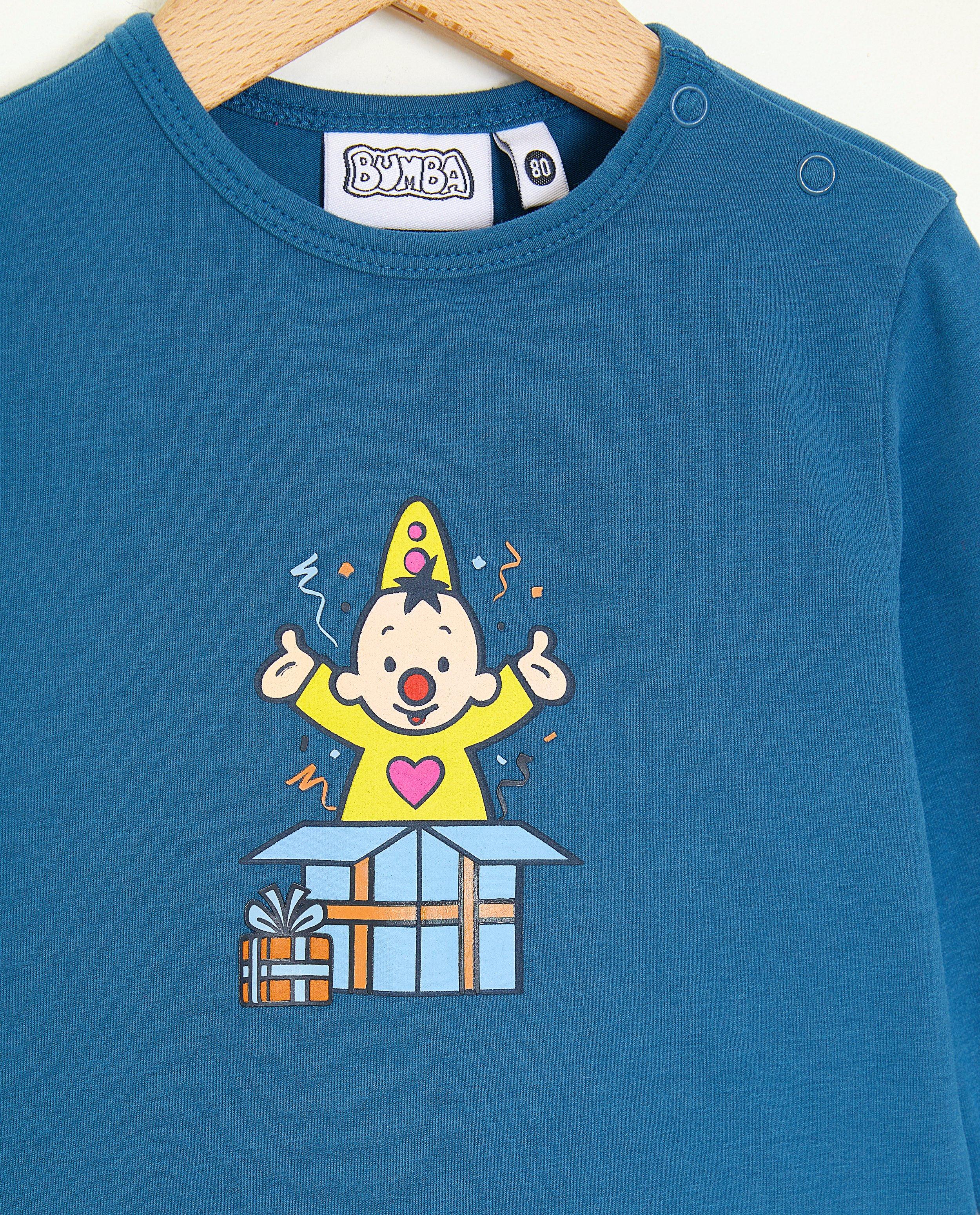 T-shirts - Blauw verjaardags-T-shirt Bumba