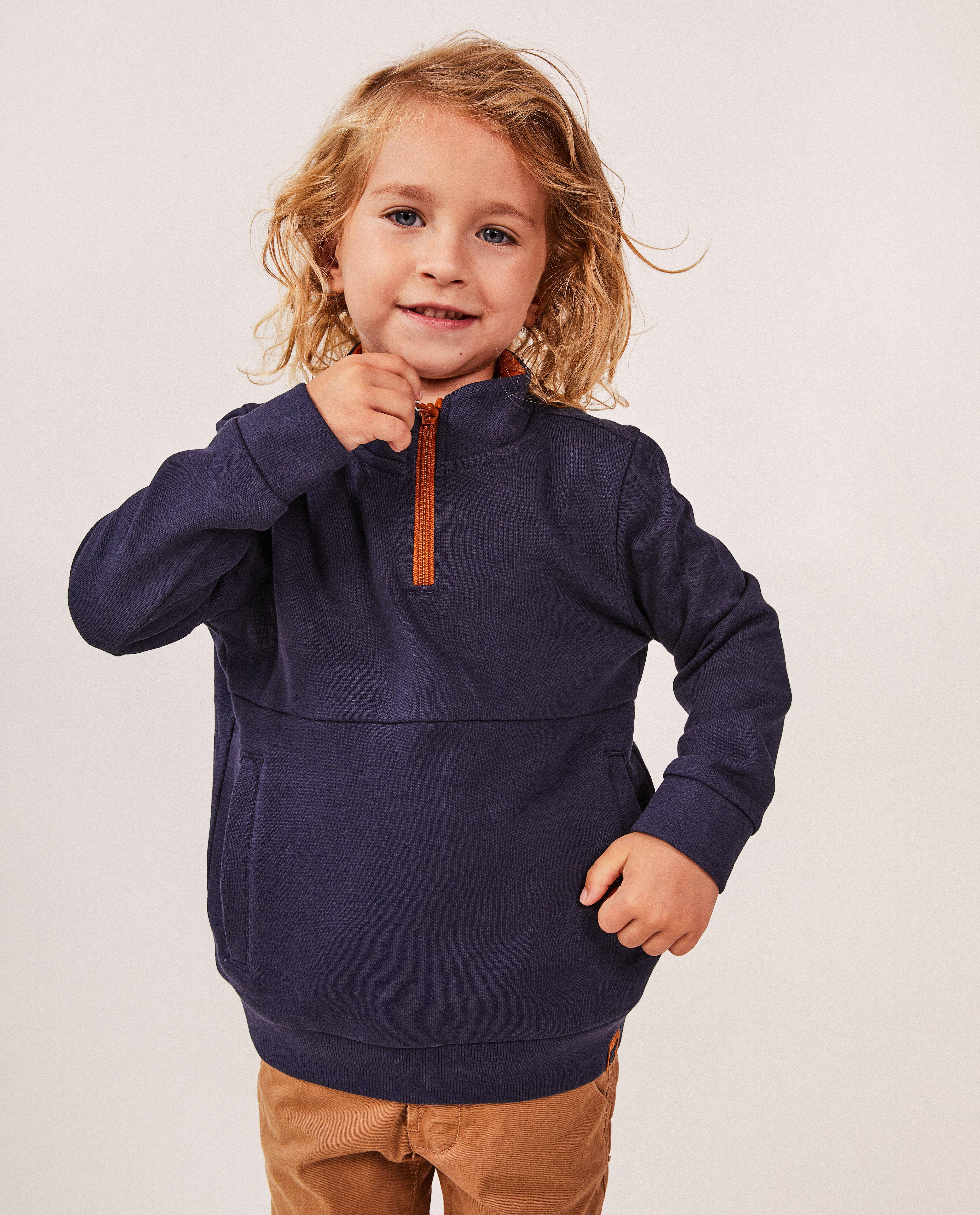 Sweats - Sweat avec une courte fermeture à glissière