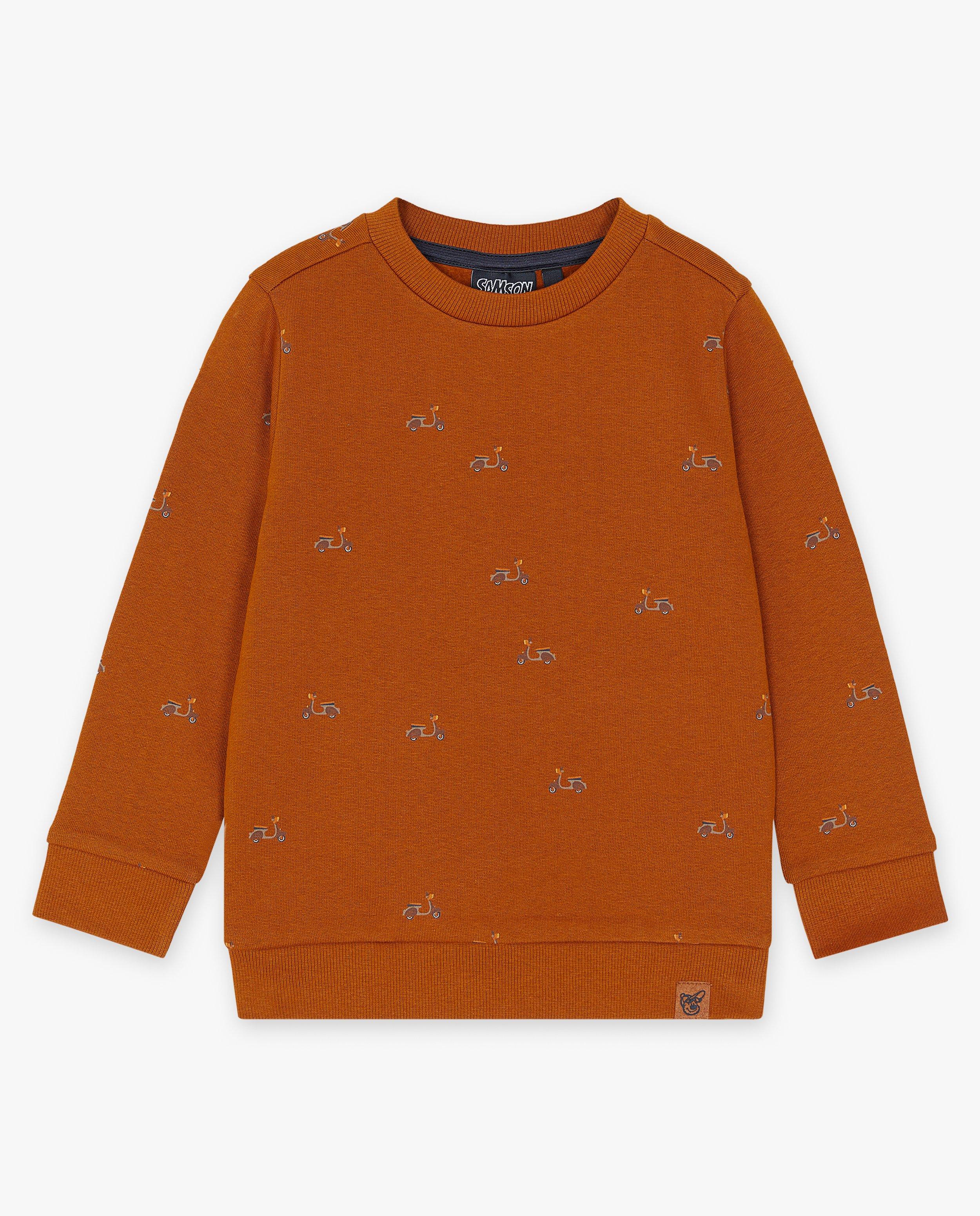 Sweats - Sweat bleu foncé à imprimé