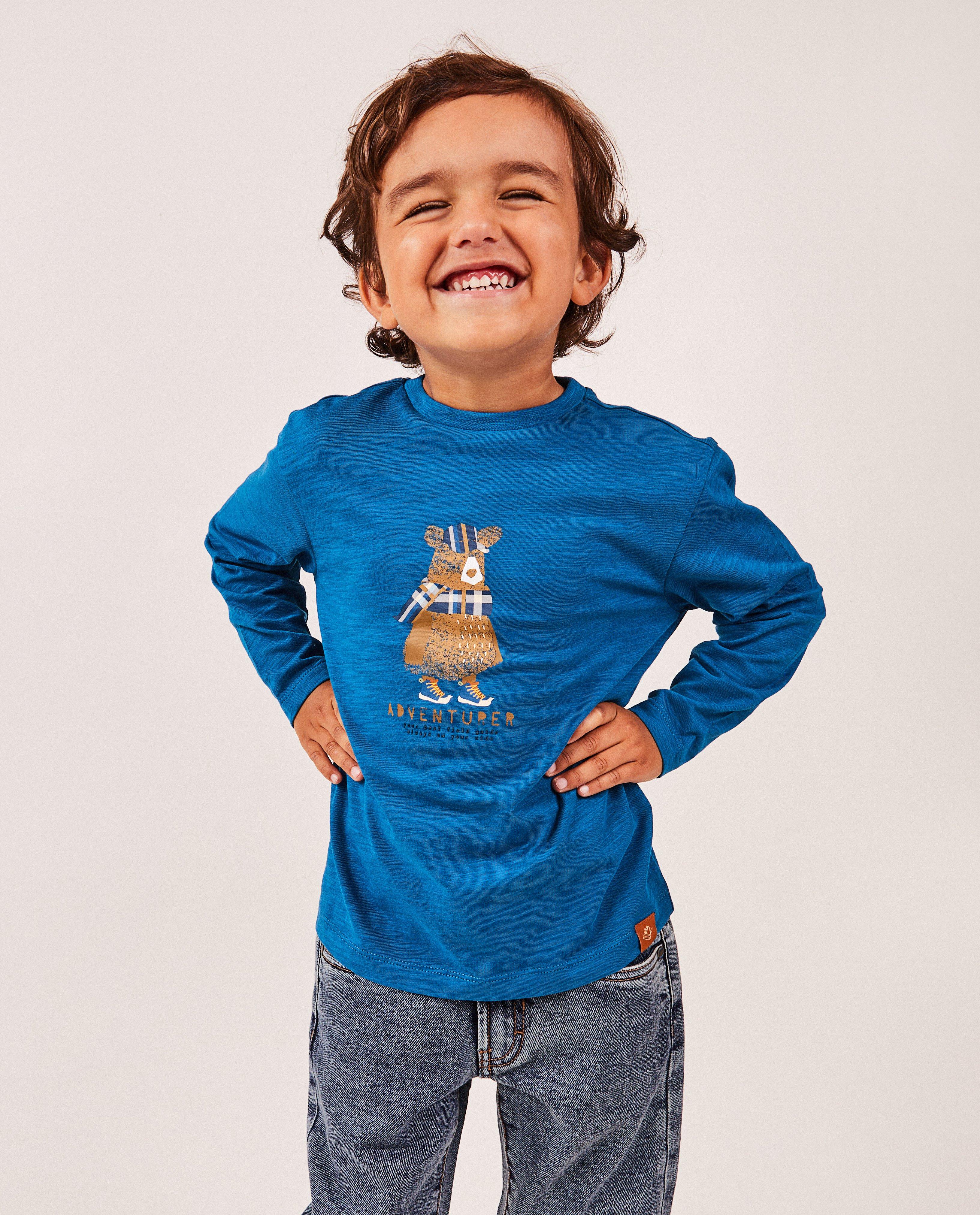 T-shirts - T-shirt à manches longues avec un imprimé à oursons