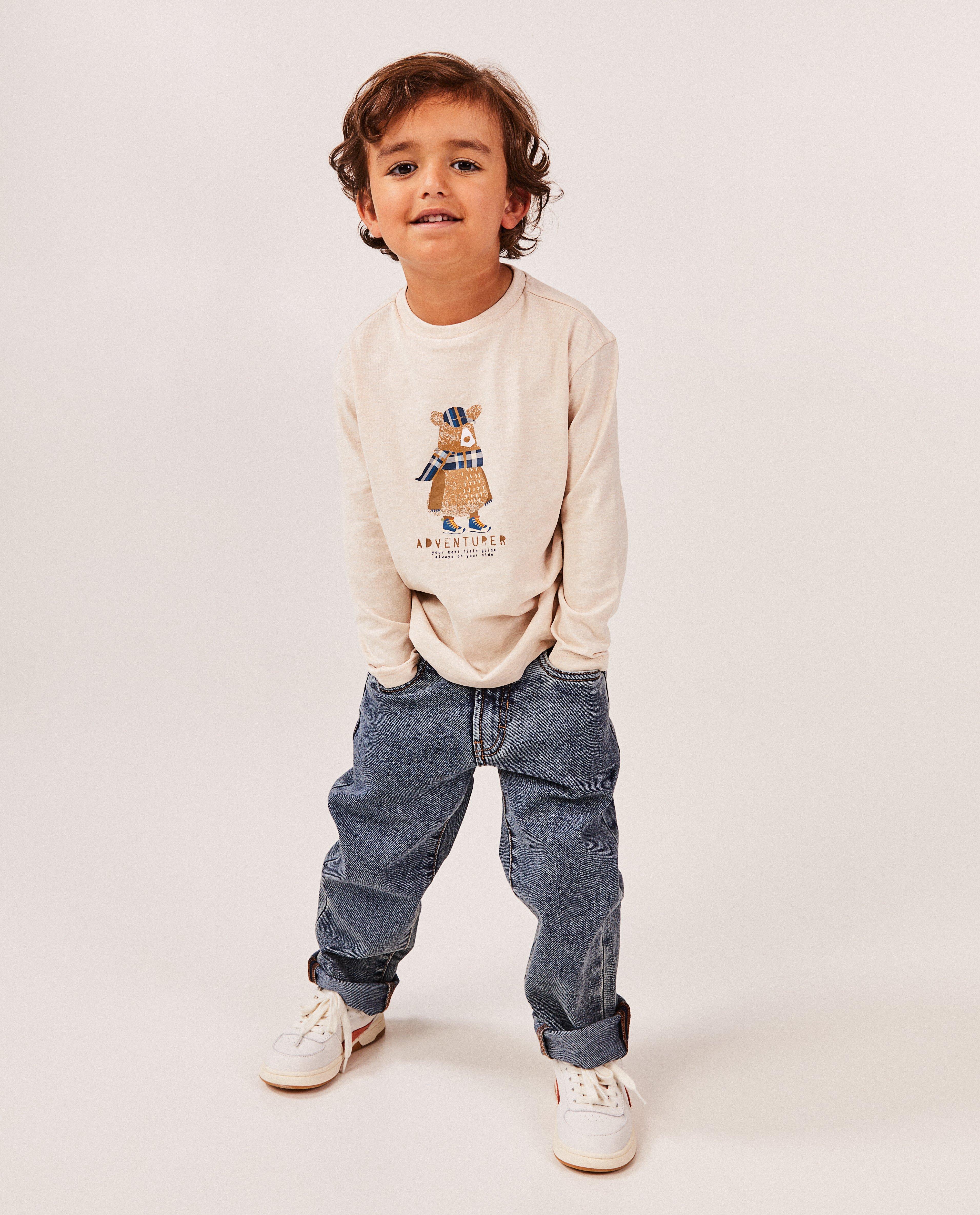 Longsleeve met berenprint - null - Wickie