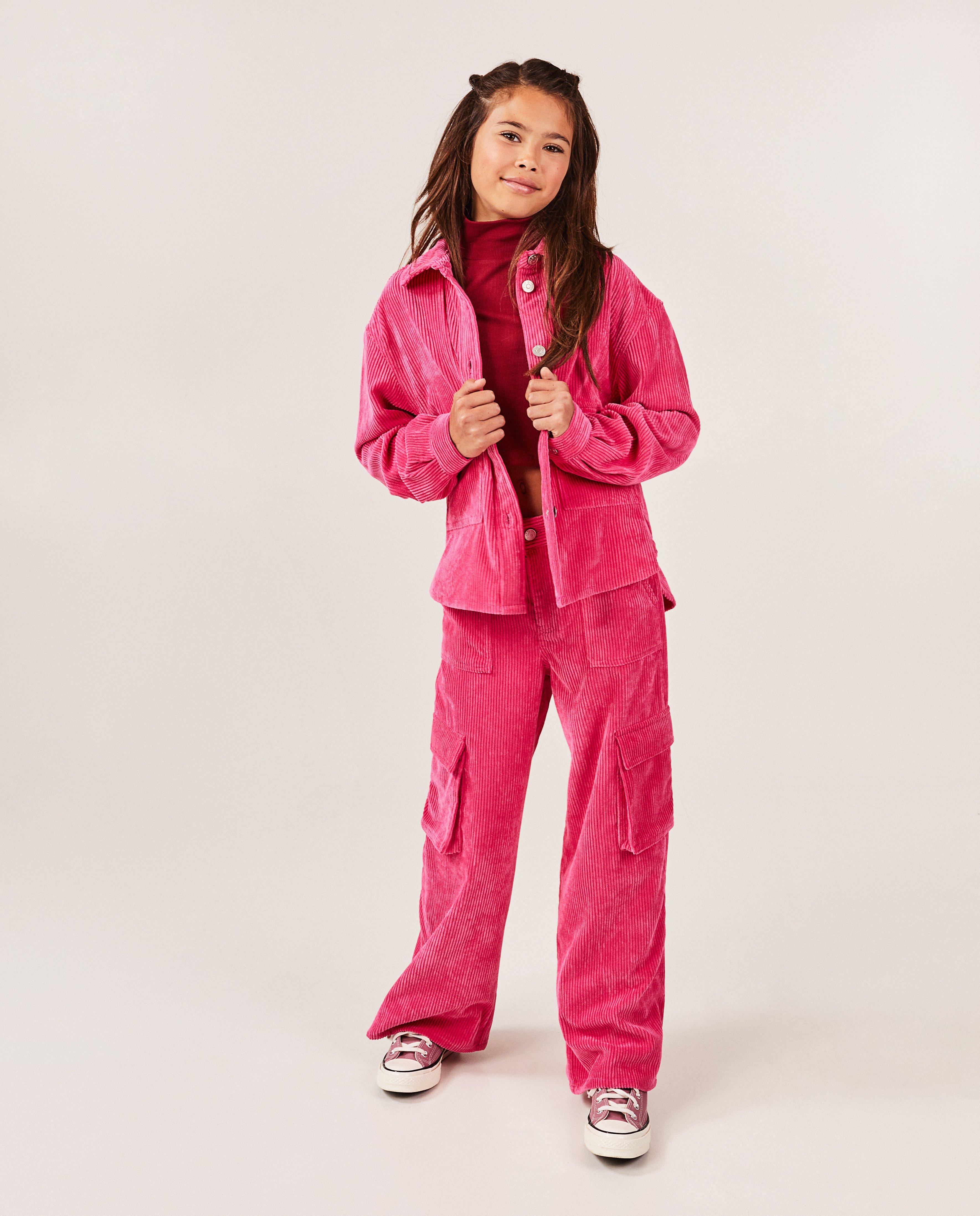 Roze vest van ribfluweel - null - Fish & Chips