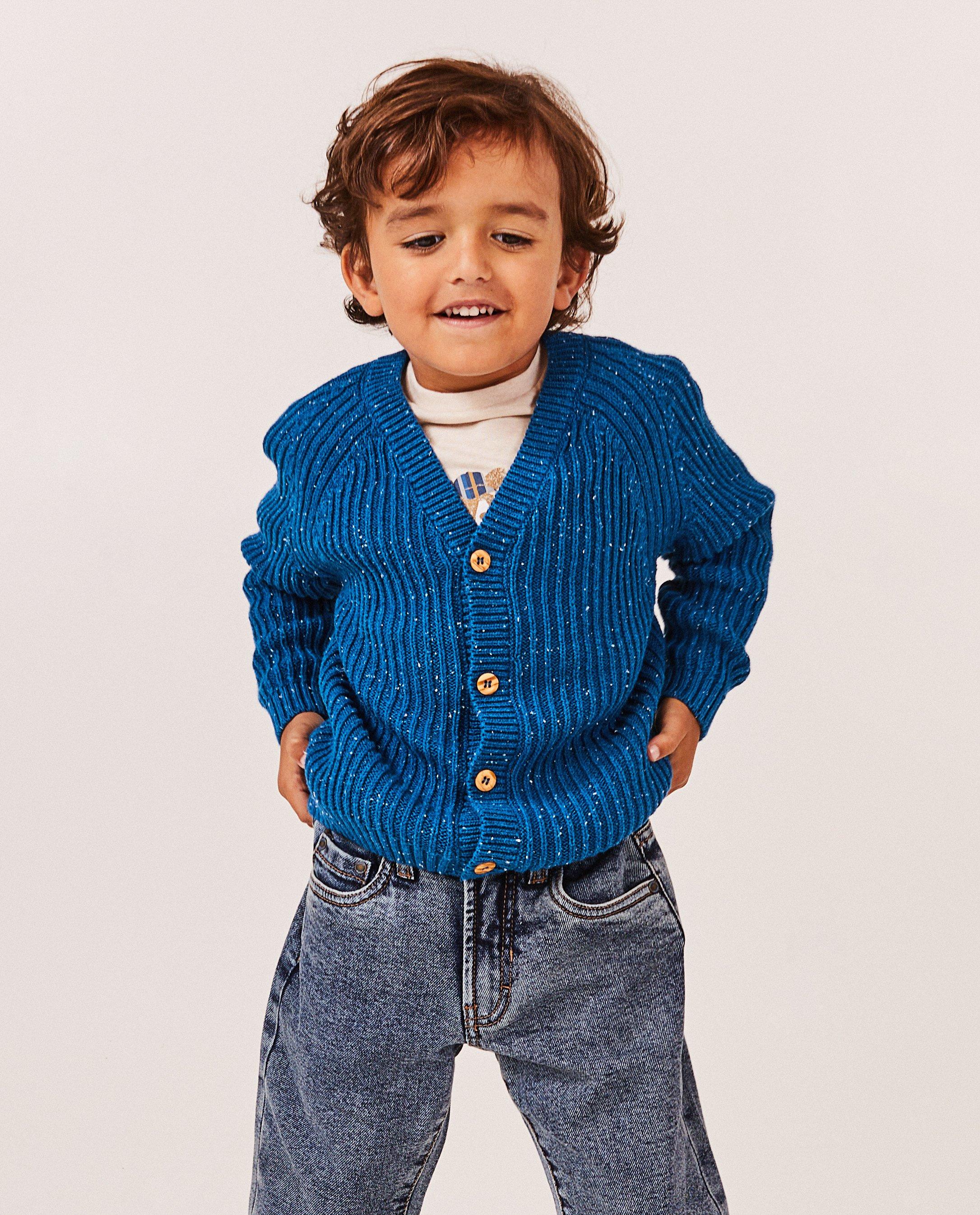 Cardigans - Cardigan en tricot à mouchetures
