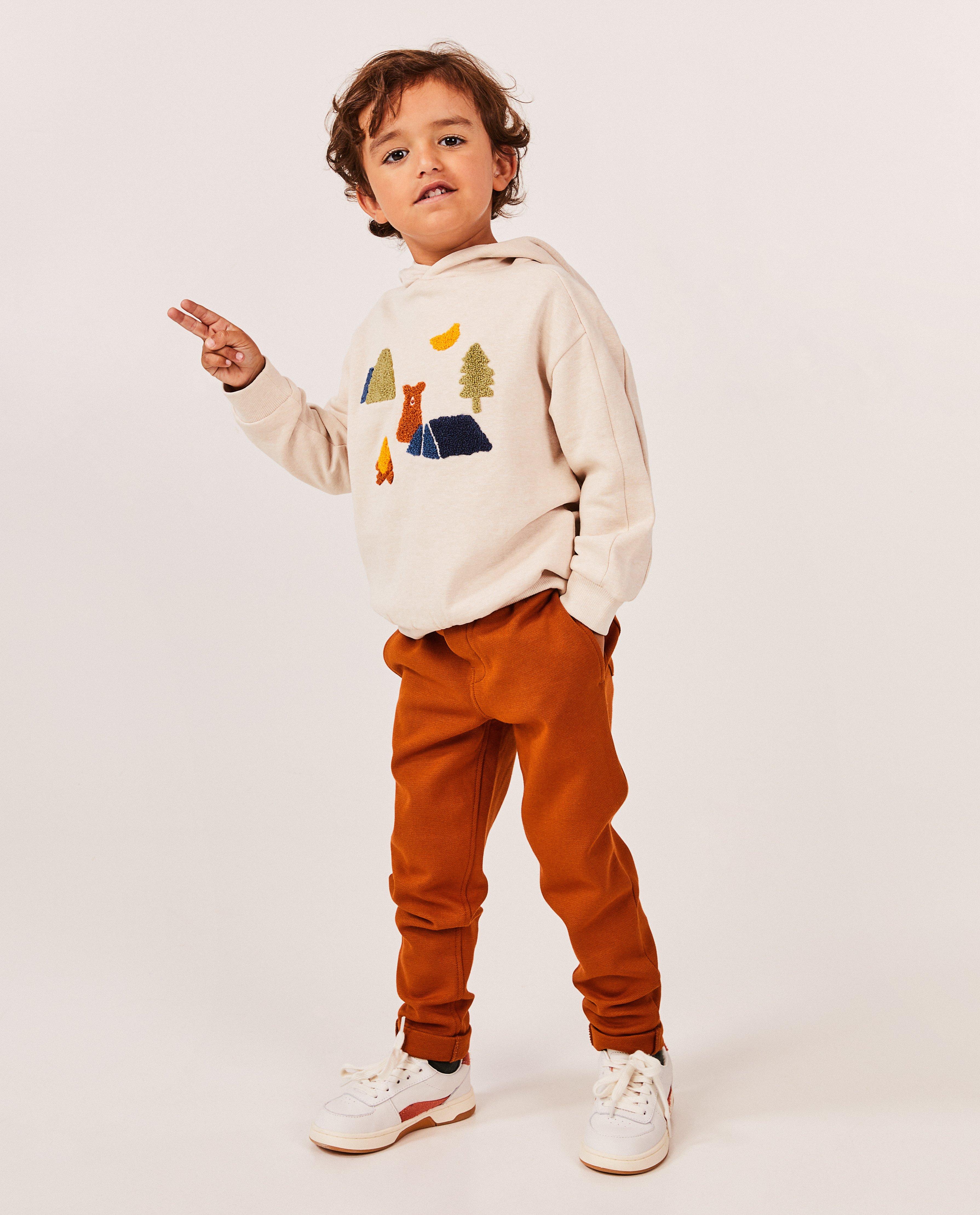 Pantalons - Pantalon structuré, straight fit