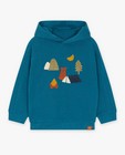 Sweaters - Hoodie met print van teddystof